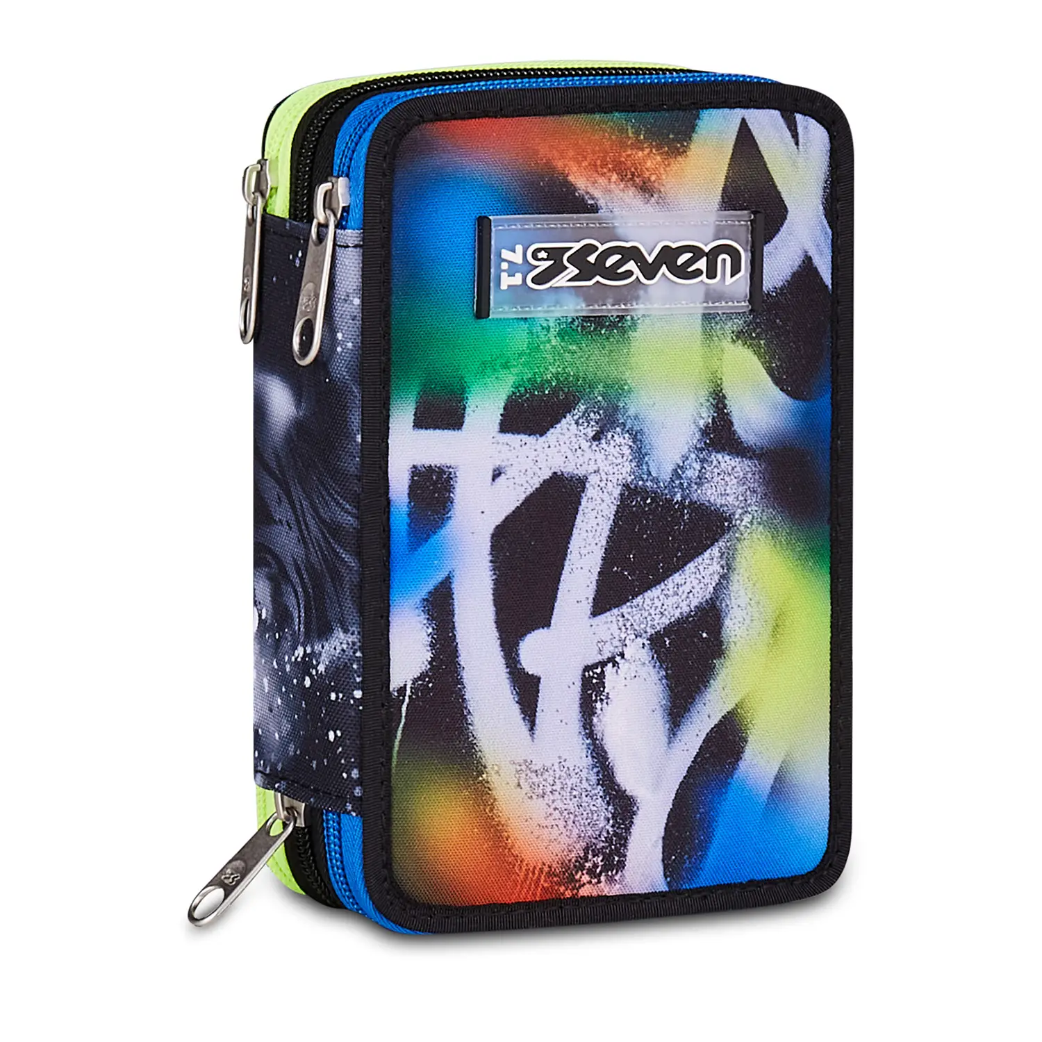 Astuccio 3 Zip Seven Buzzy Note Boy 45pz - astucci colori