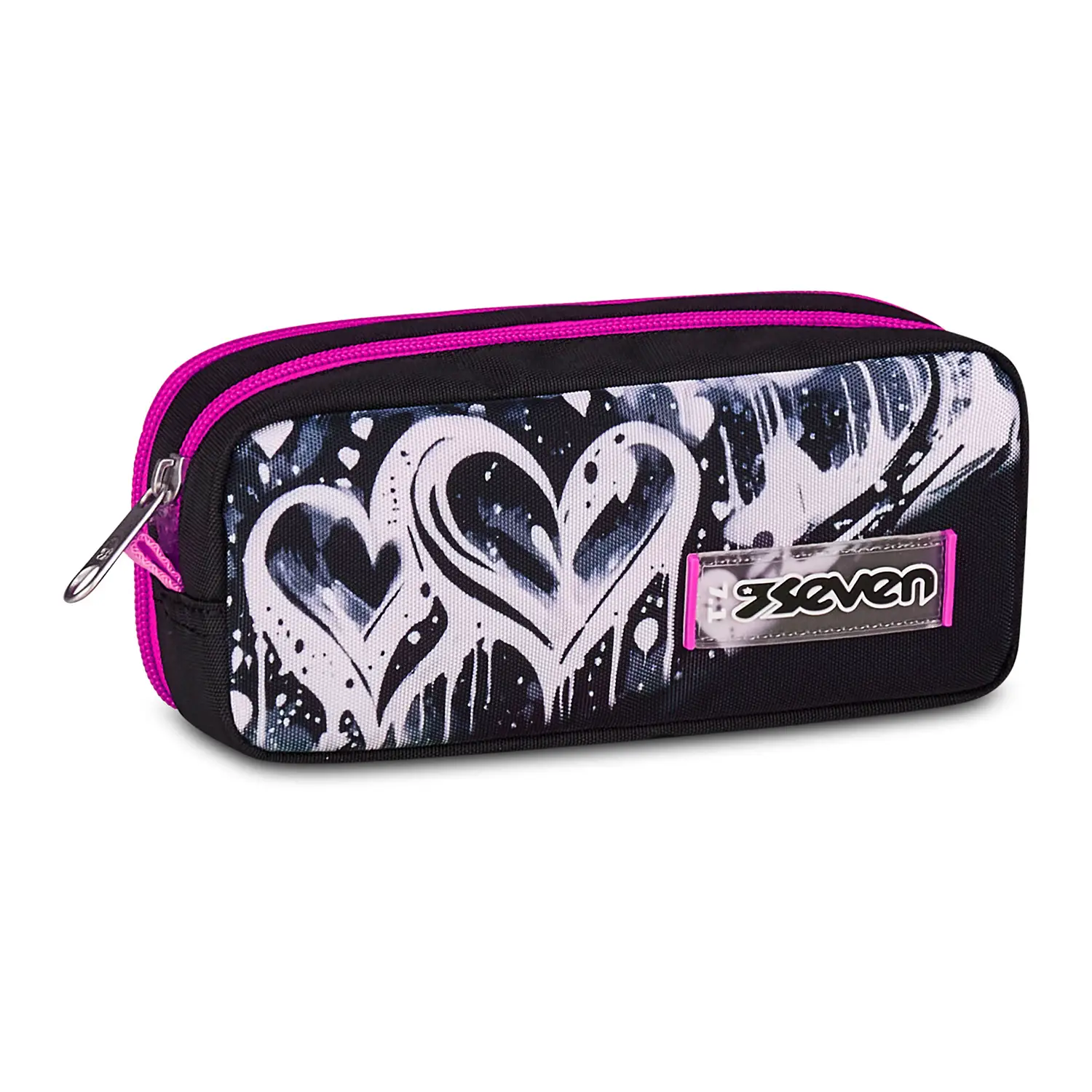 Portapenne Doppio Seven Plumpy Line Girl Organizer - bauletti tombolini bustine