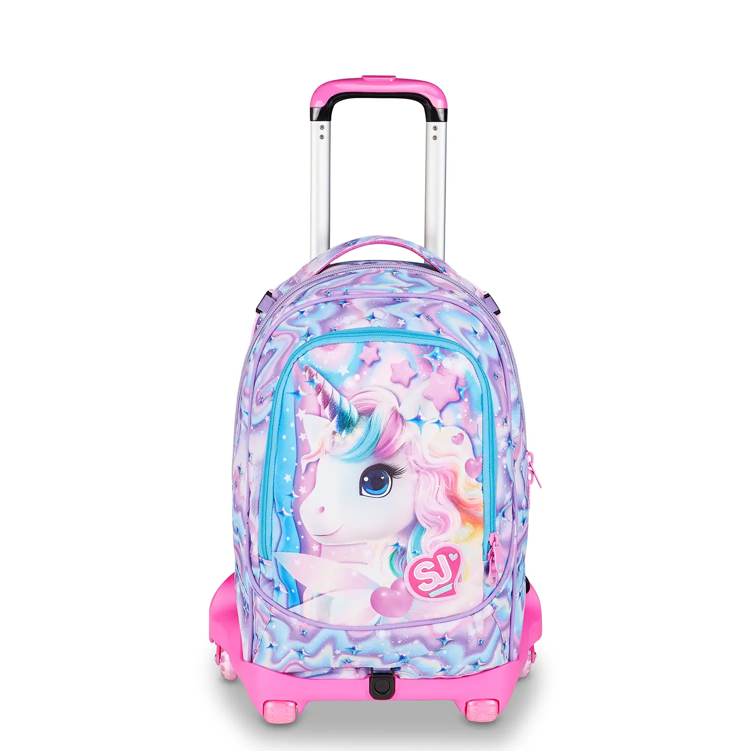 Sj Gang Glow Led Unicorn Girl Zaino 34 Litri con Trolley Jack-8wd - zaini trolley