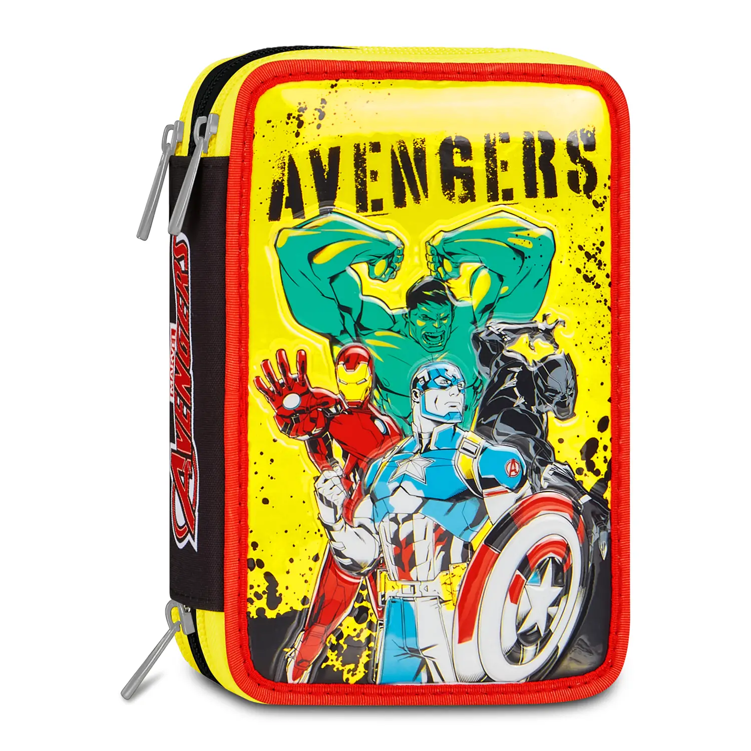 Astuccio Avengers Heroes in Action 3 Zip Completo 44 Pezzi - astucci colori