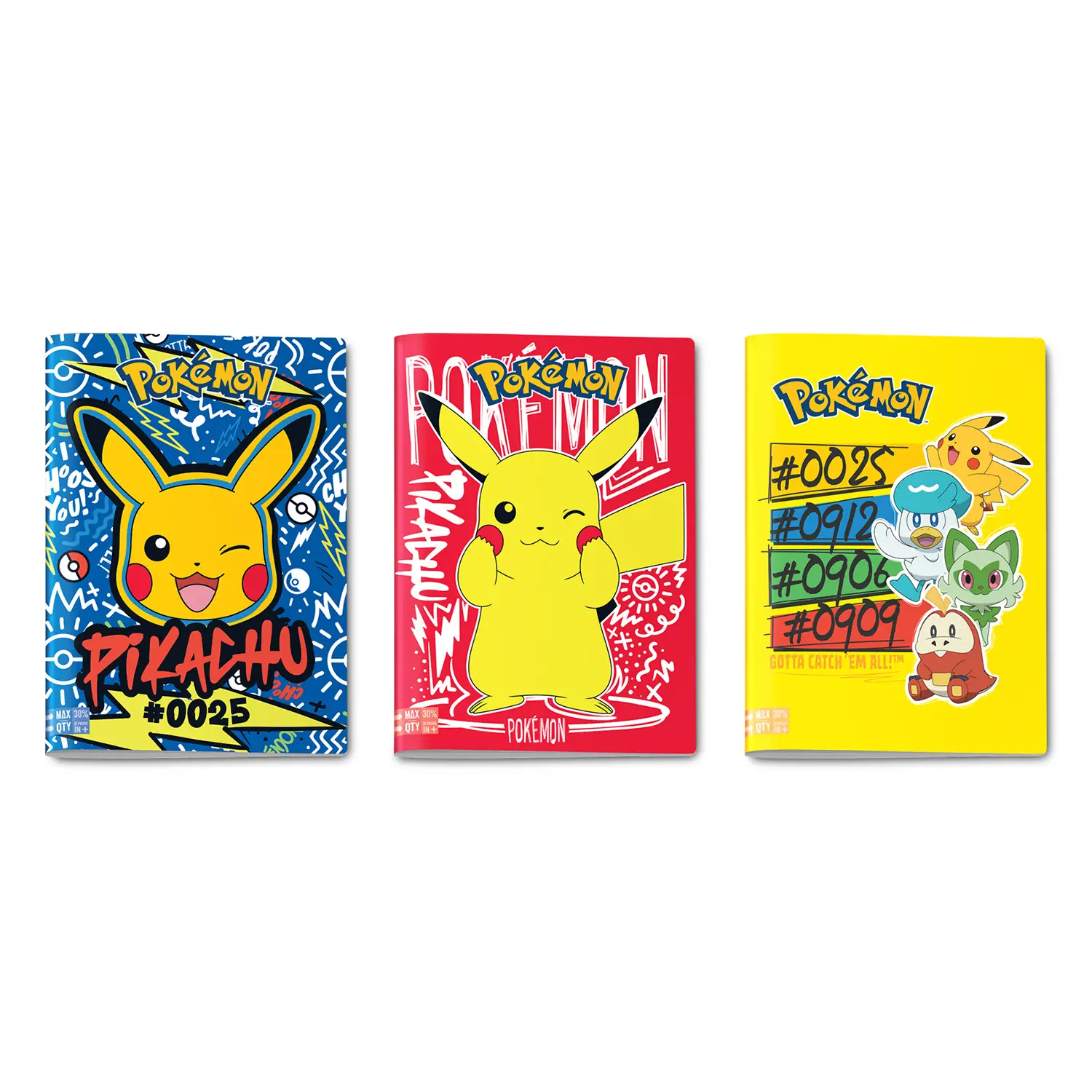 Pokemon Quaderno A4 Maxi 96/100 Rigatura 5M - Cancelleria varia