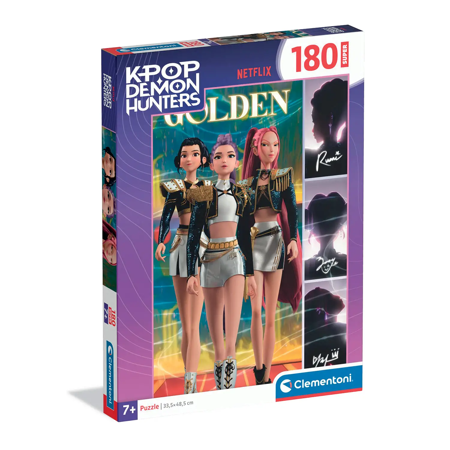 Puzzle 180 Pezzi Super K Pop Demon Hunters - Puzzle in cartone