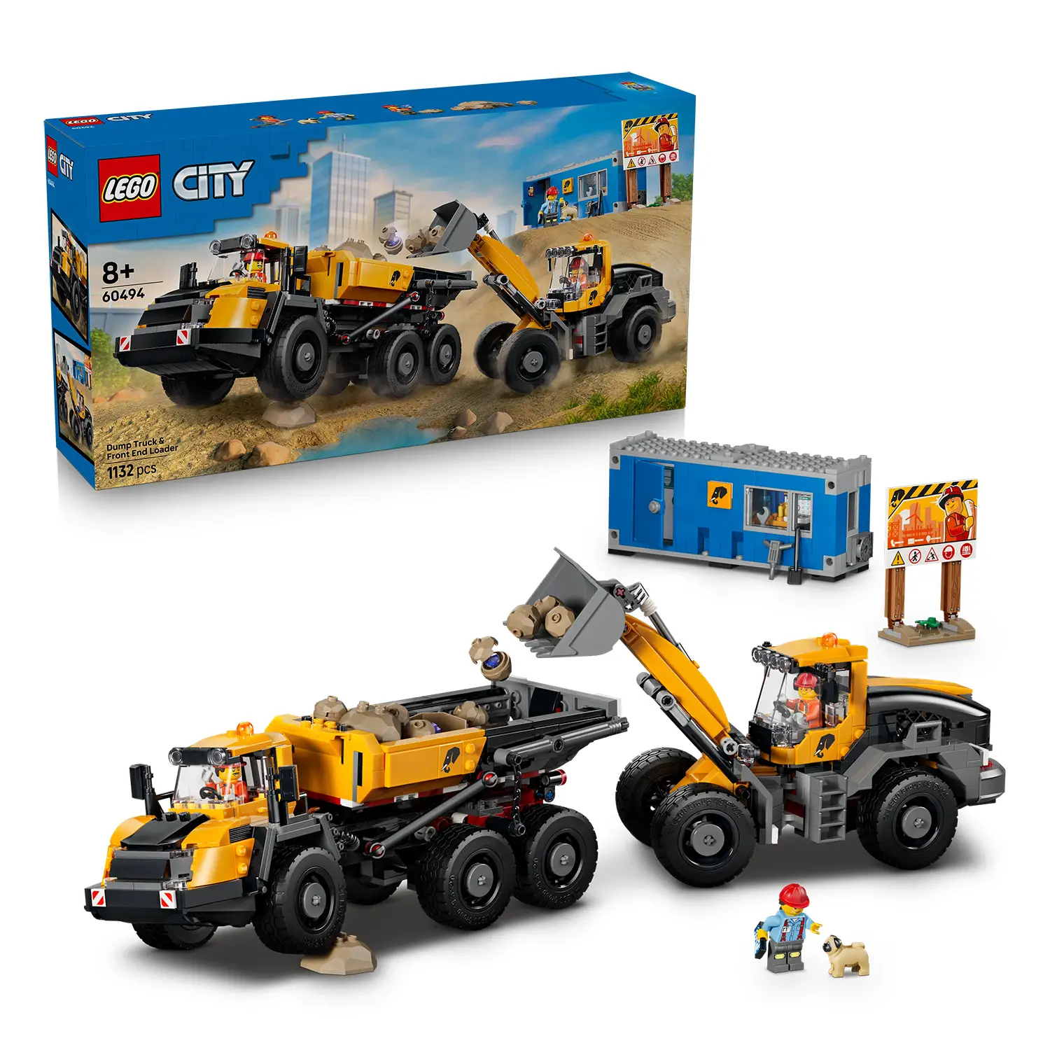 LEGO City Camion Ribaltabile e Pala Meccanica 60494 - lego