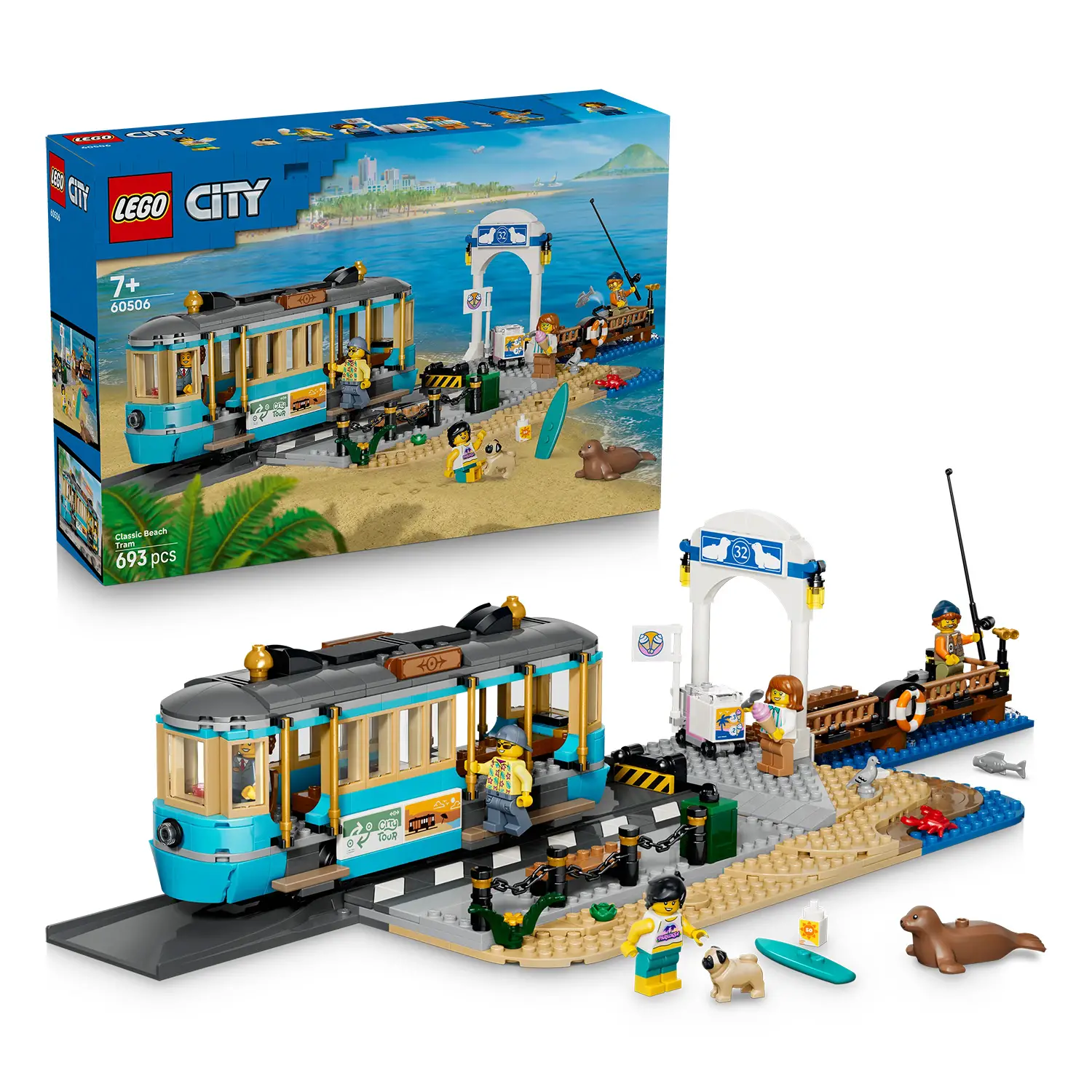LEGO City Tram Classico della Spiaggia 60506 - lego