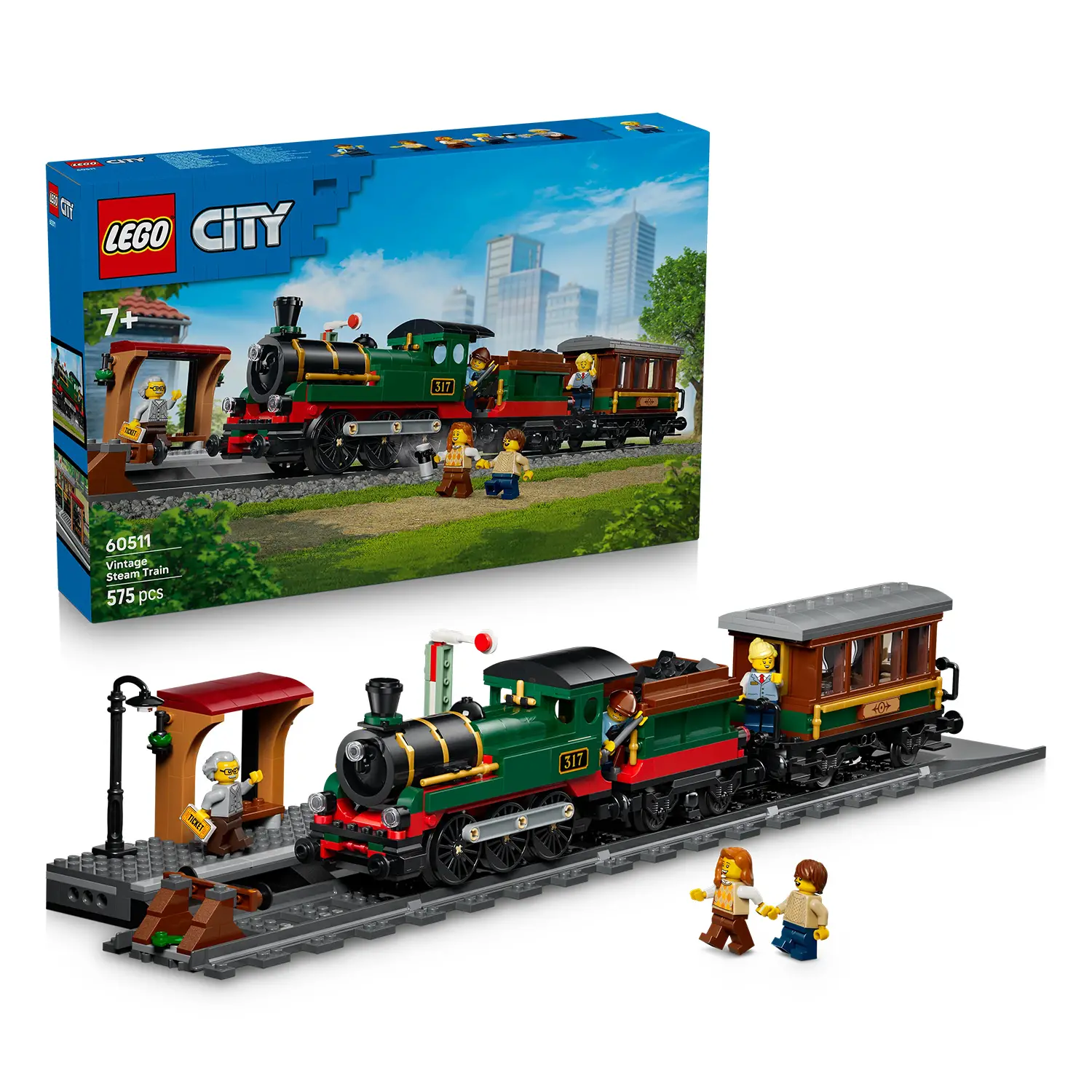 LEGO City Treno a Vapore Vintage 60511 - lego