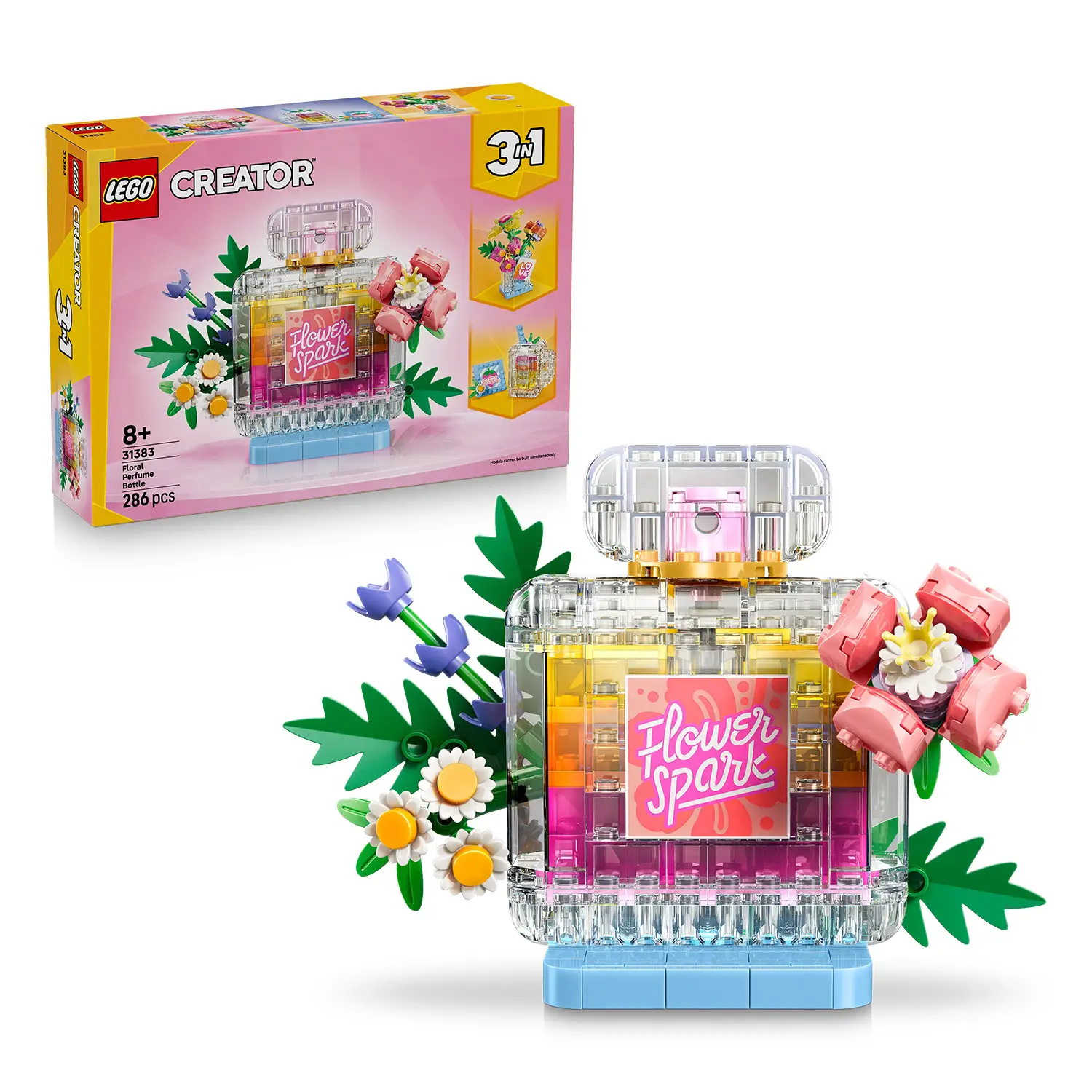 LEGO Creator 3in1 Boccetta di Profumo con Decorazione Floreale 31383 - lego