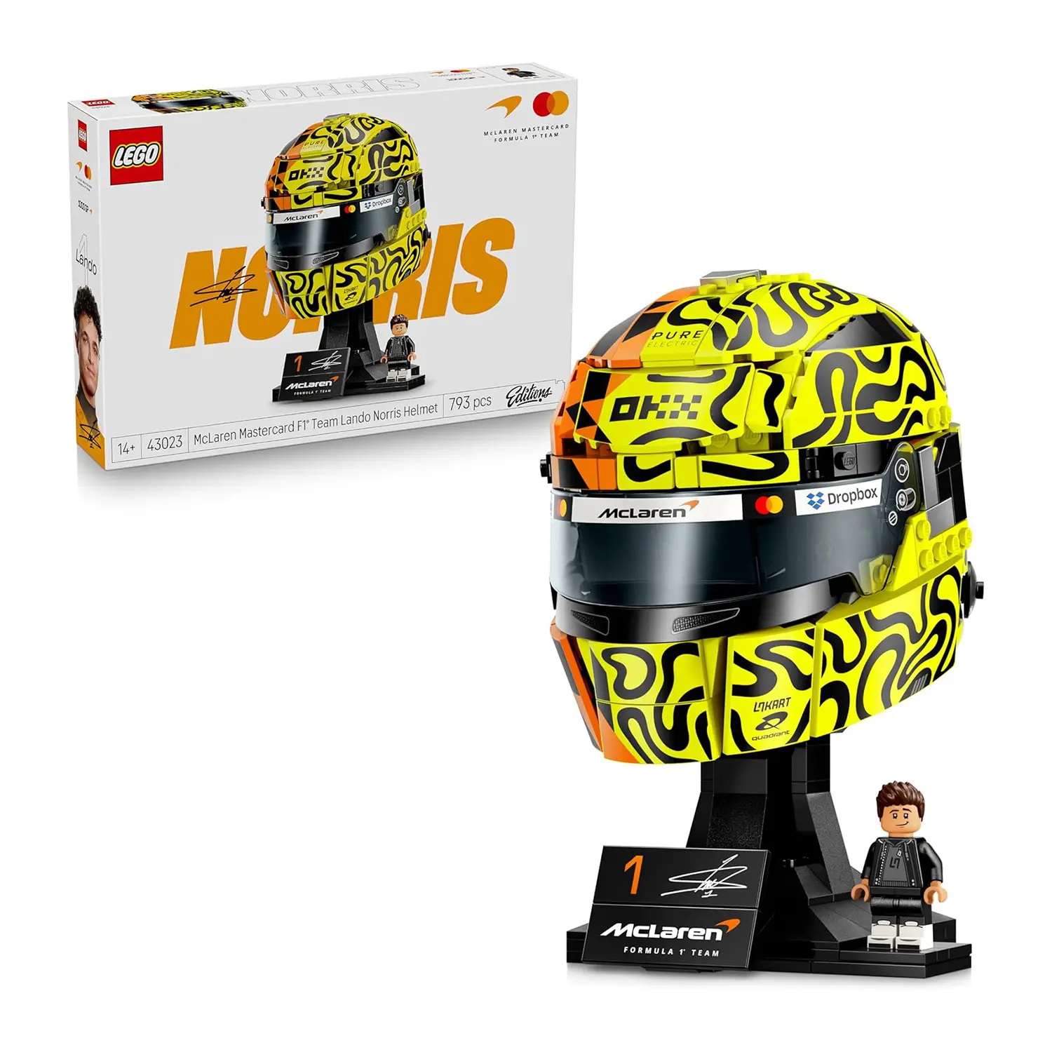 Lego Editions Casco di Lando Norris Scuderia Mclaren 43023 - lego