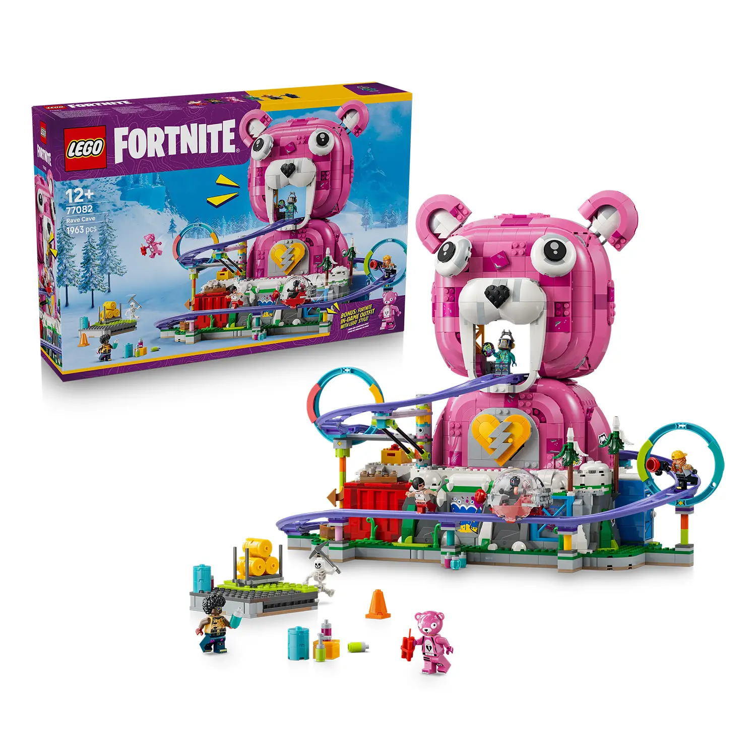 LEGO Fortnite Tana Strana 77082 con 6 Minifigure - lego