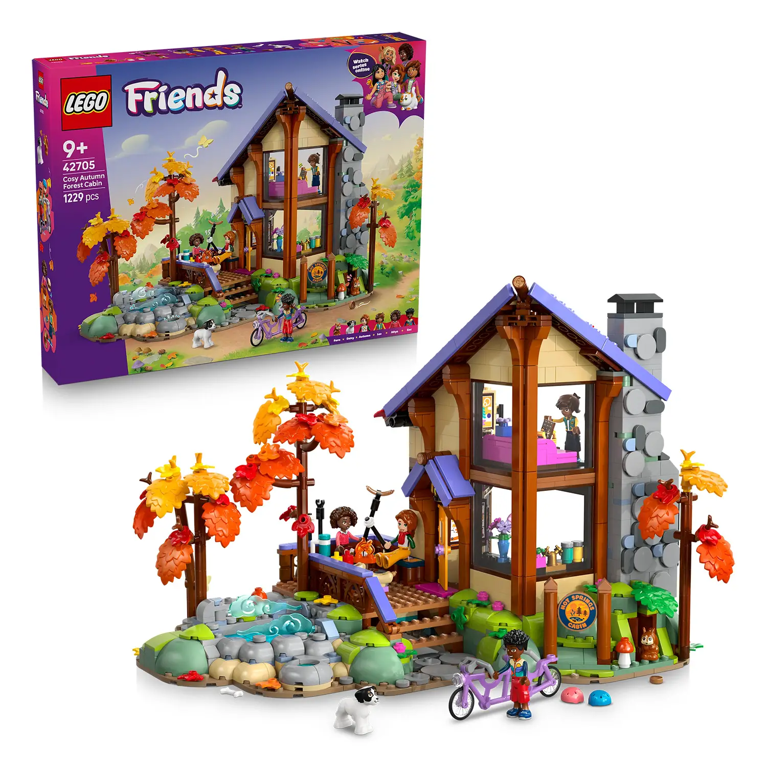 LEGO Friends Baita nella Foresta Autunnale 42705 - lego