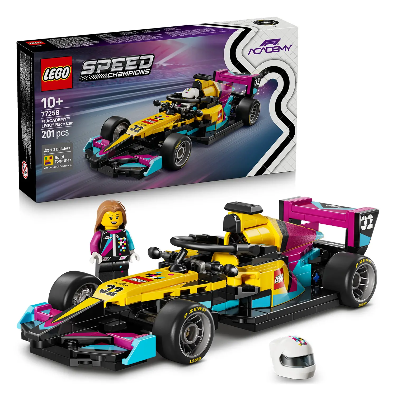 Lego Speed Champions Auto da Corsa F1 Academy 77258 201 Pezzi - lego