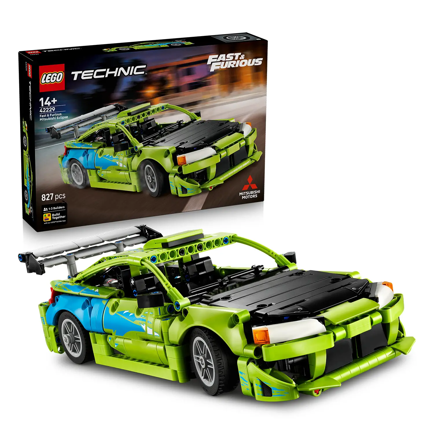 LEGO Technic Auto Mitsubishi Eclipse Fast And Furious 42229 - lego