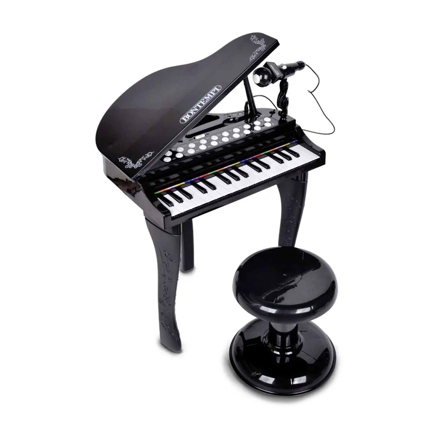 Pianoforte Elettronico 32 Tasti Con Sgabello E Microfono - musicali