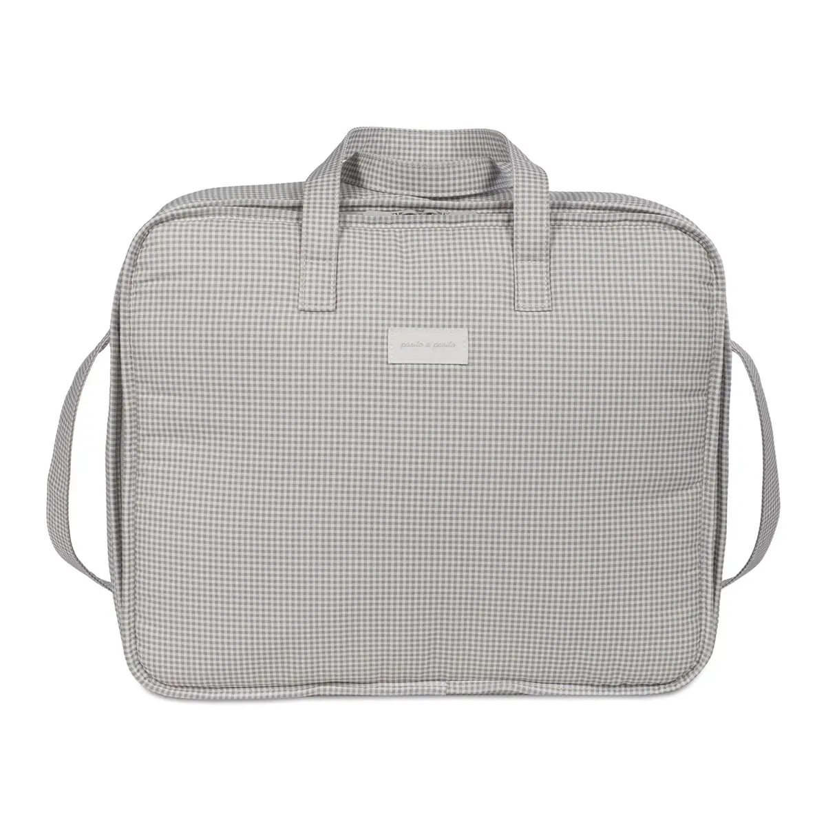 Valoigia Little Bloom Vichy Grigio Pasito a Pasito - borse e zaini