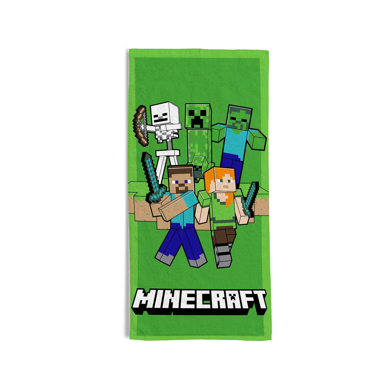 Telo Mare Minecraft 70x140 Cm - accessori stagionali