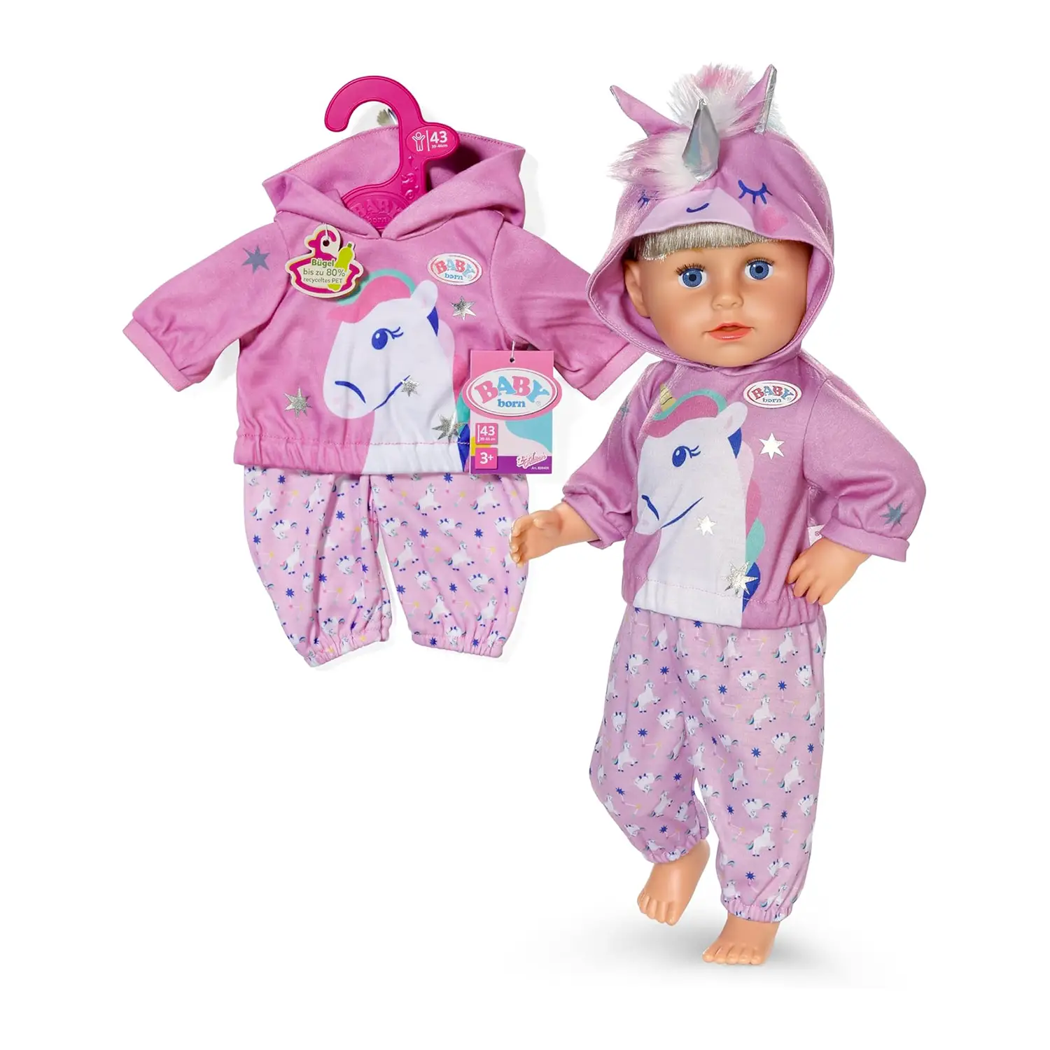 Baby Born Completo Unicorno 43 Cm - Bambole e accessori
