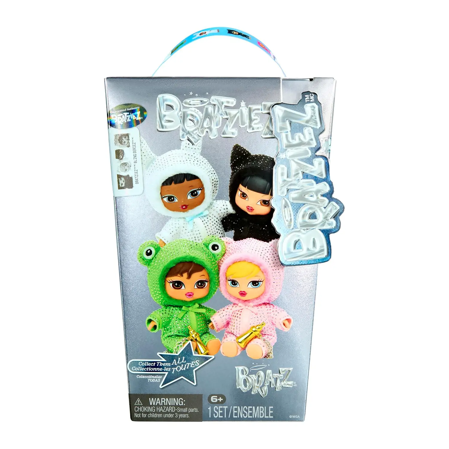 Bratz Peluche portachiavi Serie Bratziez Bling 25 Anniversario, Blind Box - collezionabili bambina
