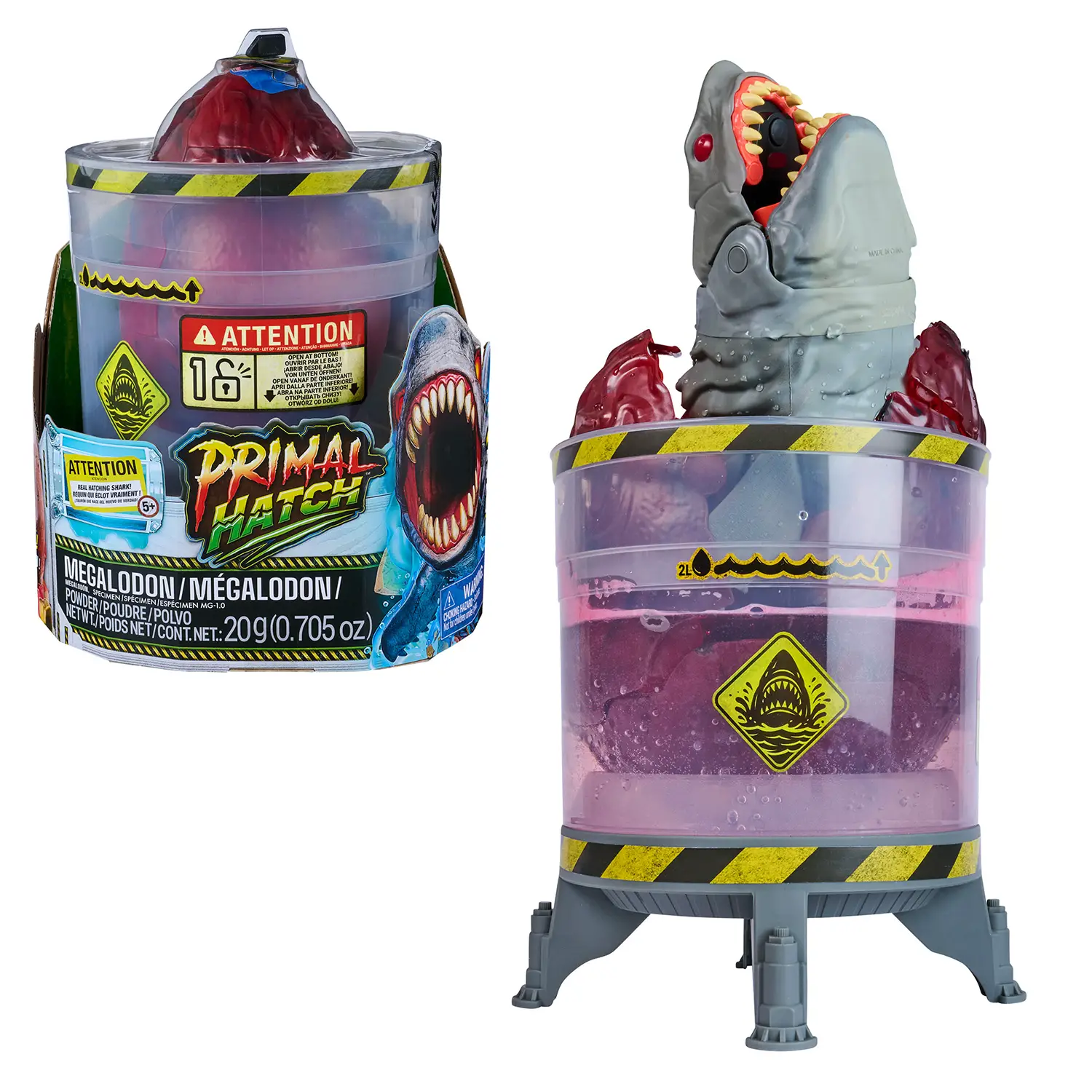 Primal Hatch Lo Squalo Megalodonte - action figures ed accessori
