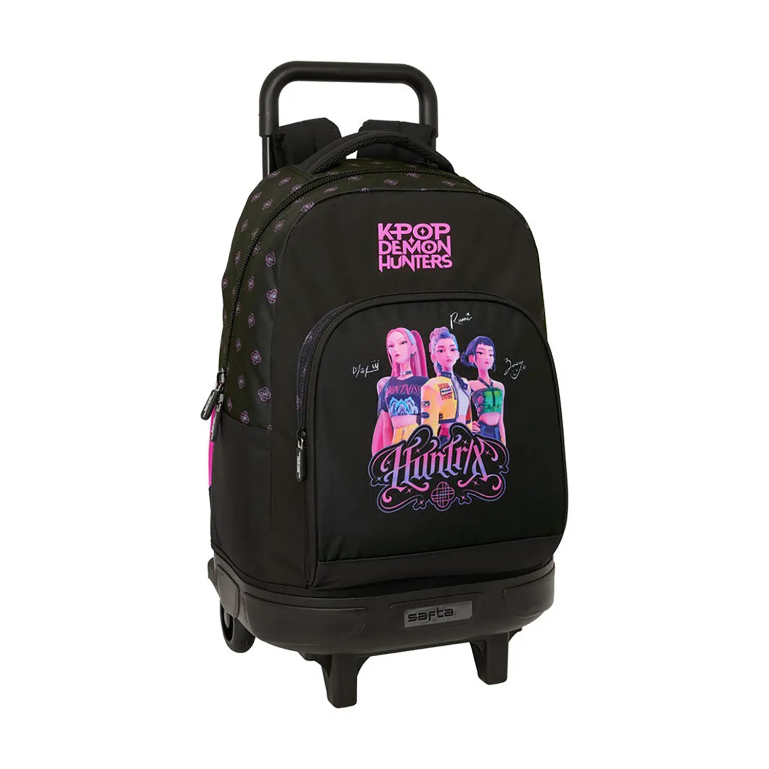 K Pop Demon Hunters Nero Zaino Trolley - zaini scuola