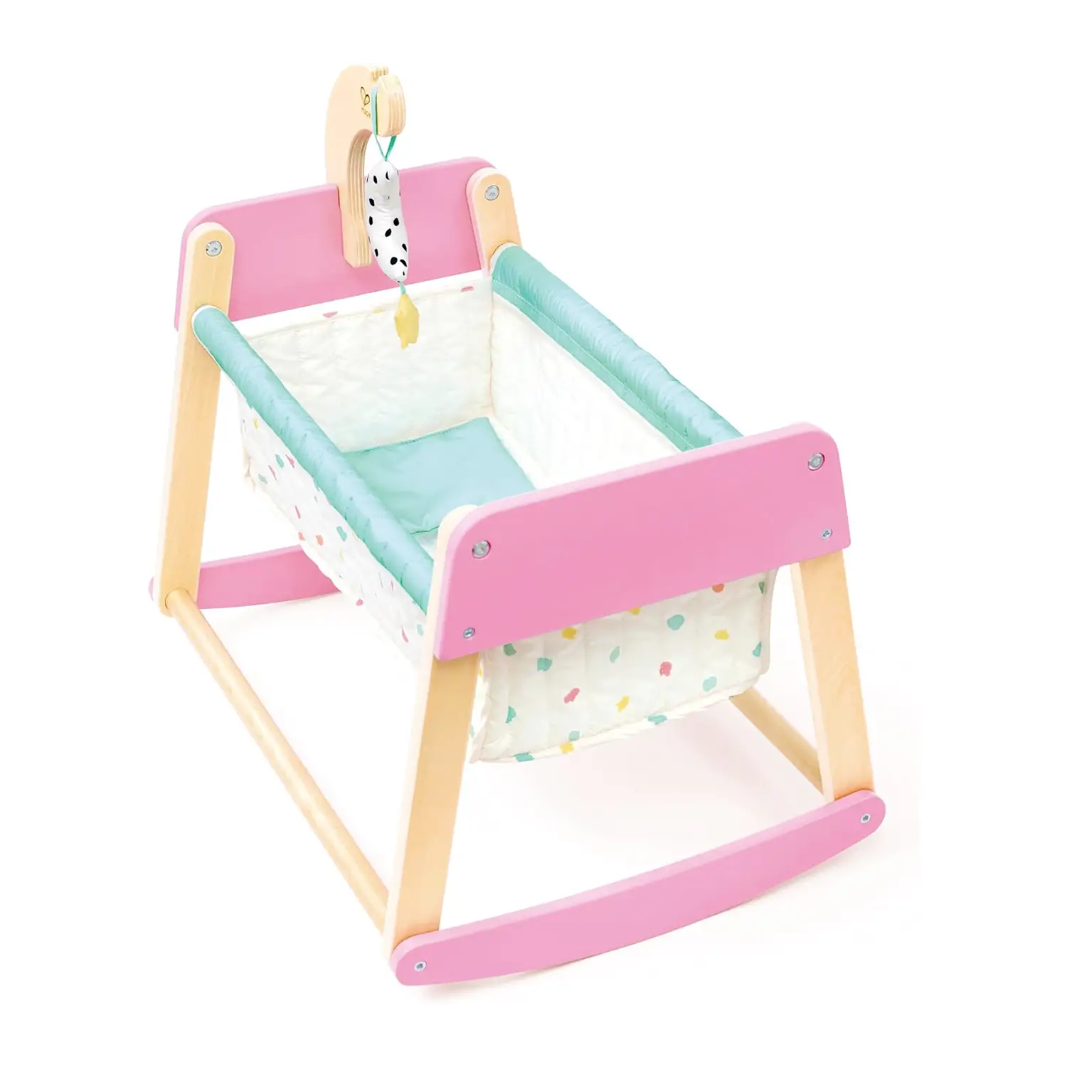 Culla A Dondolo In Legno Per Bambole Dolci Nanne Hape - Primi giochi