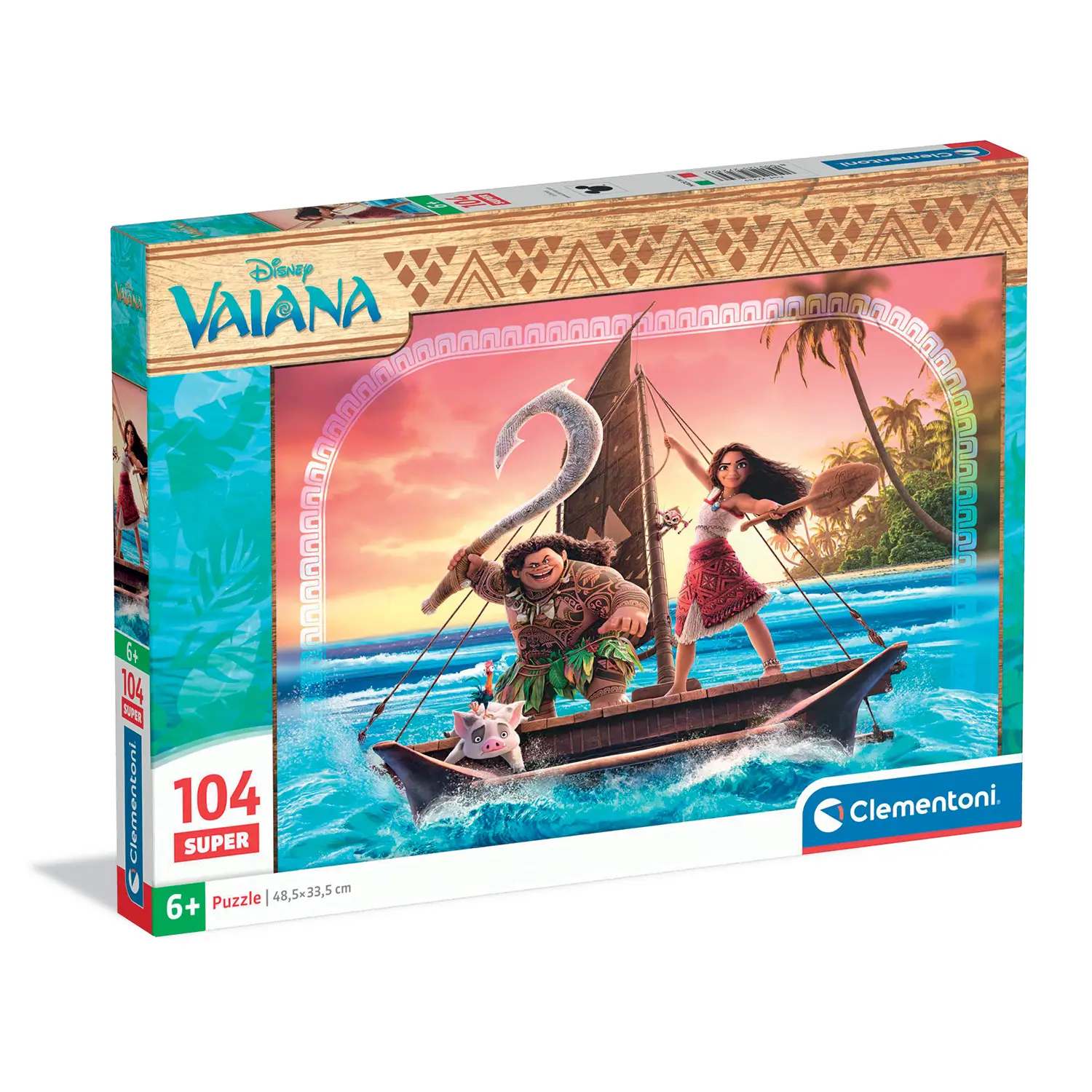 Puzzle 104 Pezzi Super Disney Vaiana 2 - Puzzle in cartone