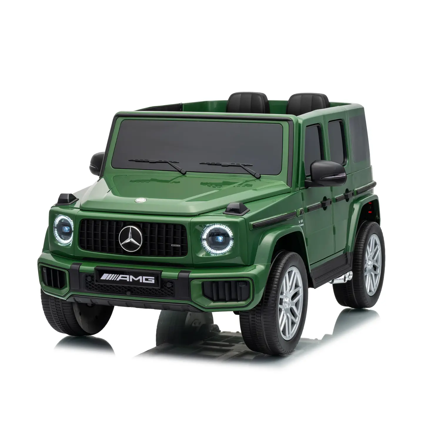 Auto Elettrica Mercedes AMG G63 per Bambini 12V, Verde Militare - auto