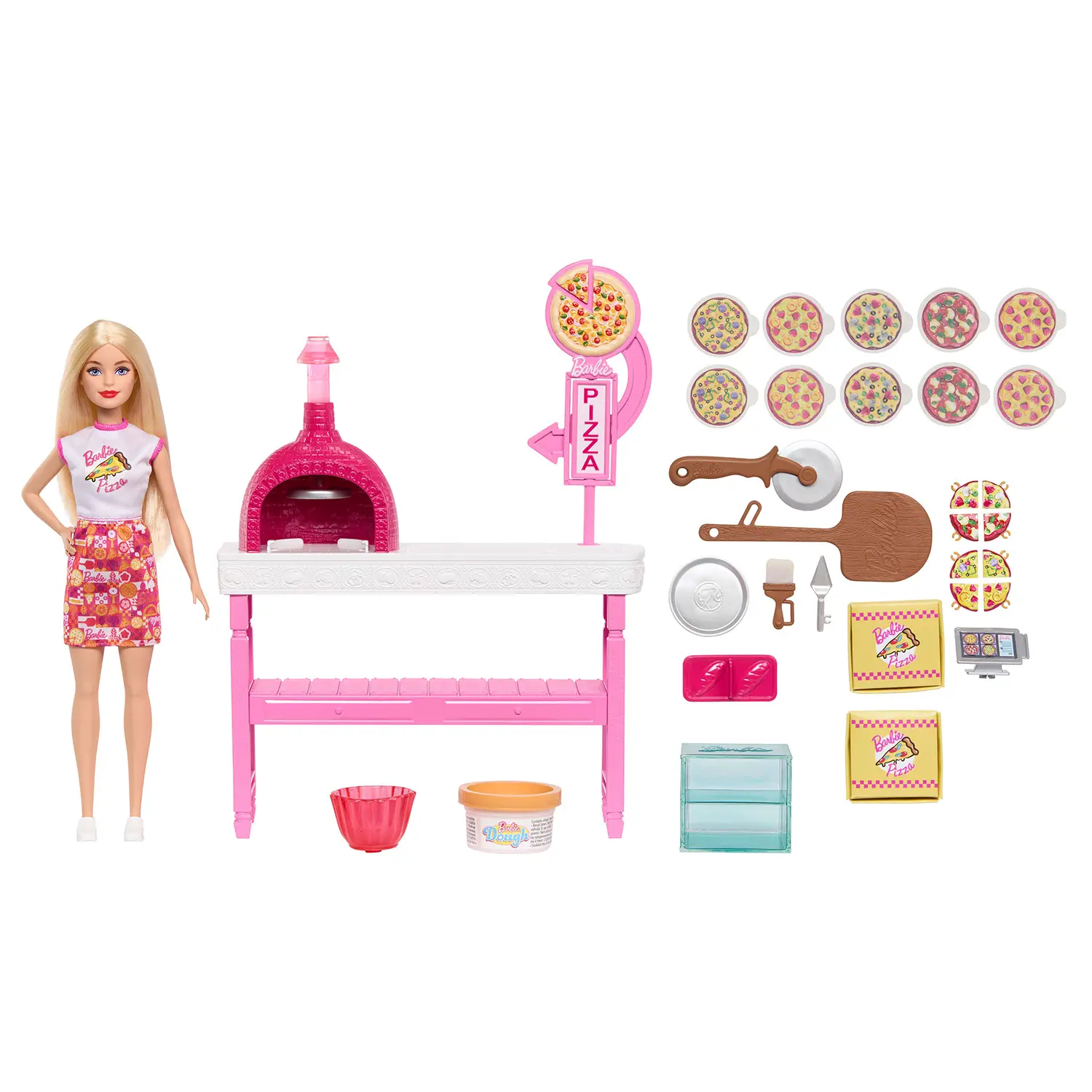 Barbie Pizzeria Playset con Accessori JMK21 - collezionabili bambina