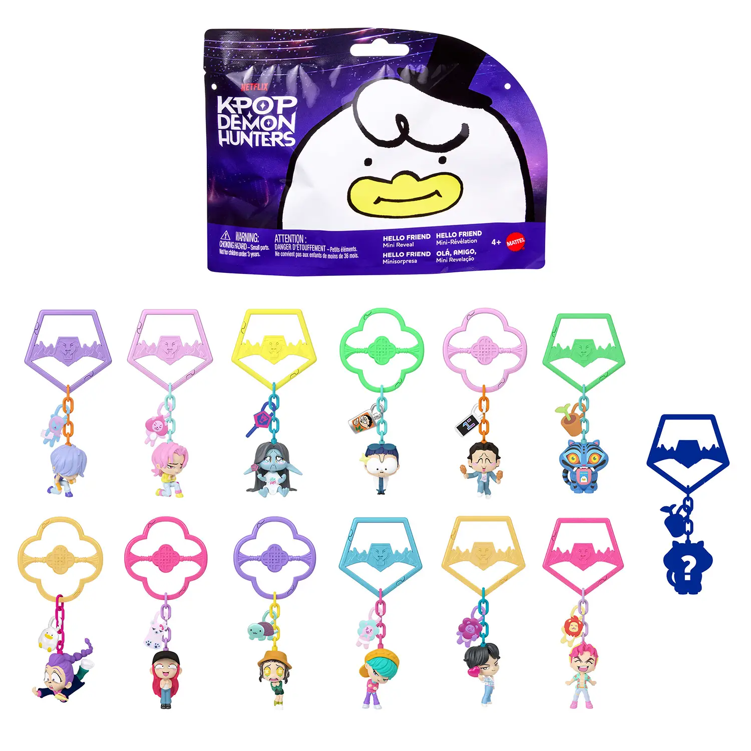 Mattel KPop Demon Hunters Mini Portachiavi Sorpresa - collezionabili bambina