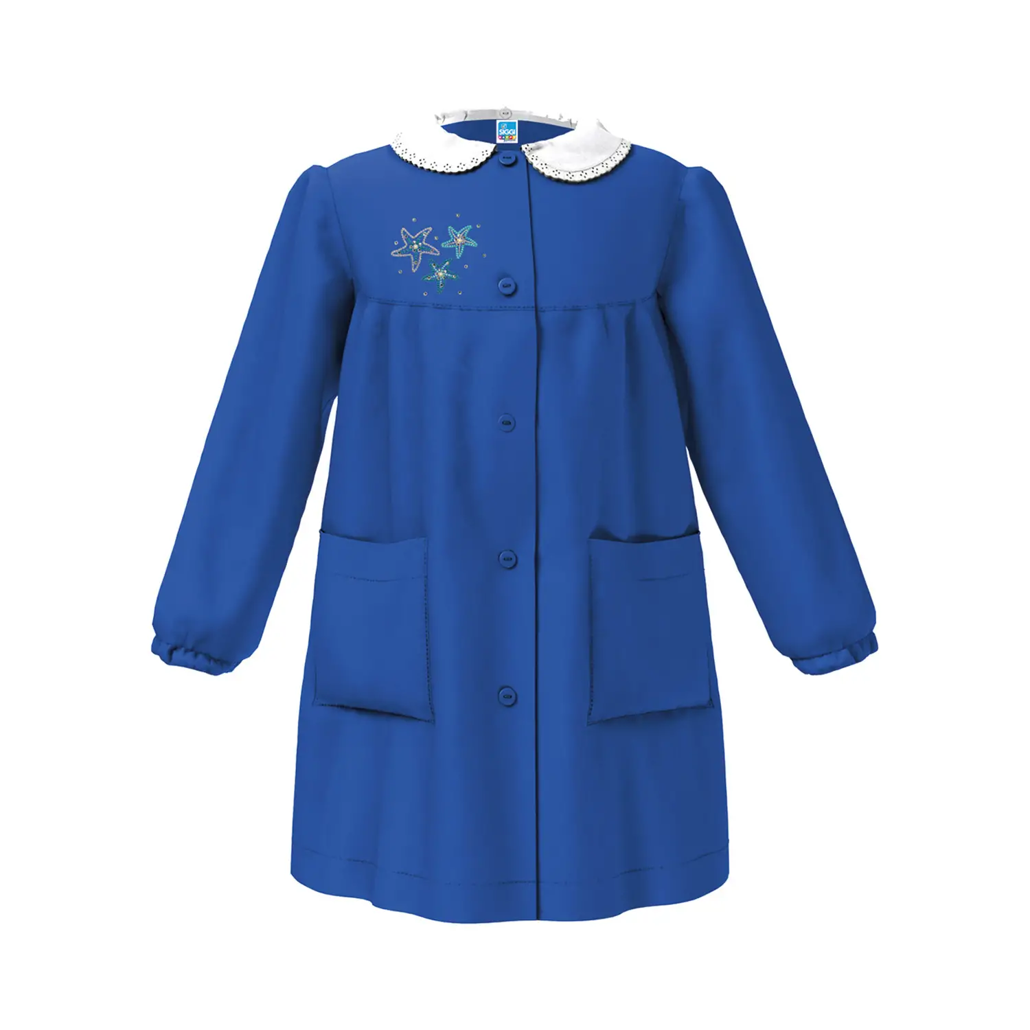 Grembiule Bambina Scuola Stelle Marine Blu 12 Anni - grembiuli scolastici