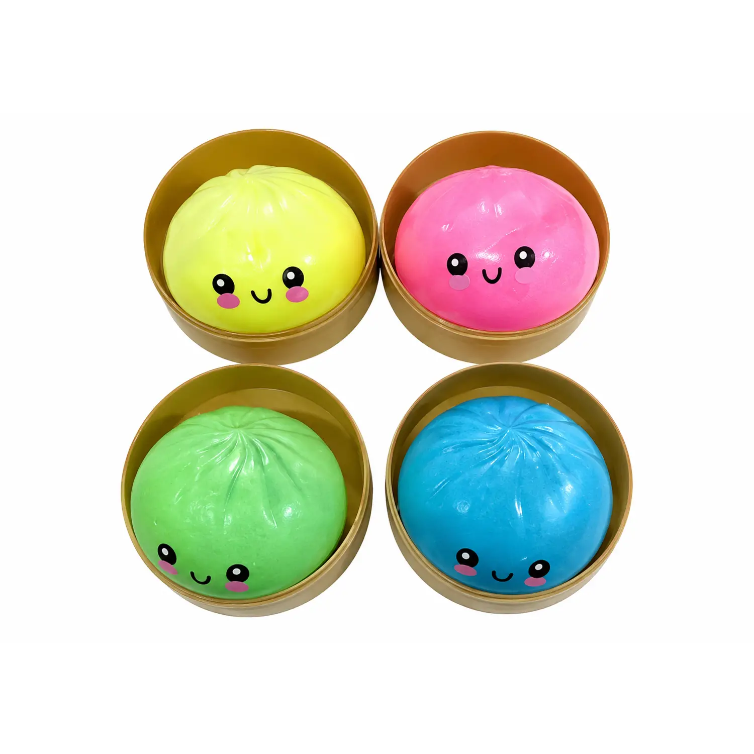 Baozi Squishy Glow In The Dark Ravioli Cinesi Morbidi Antistress - collezionabili bambina