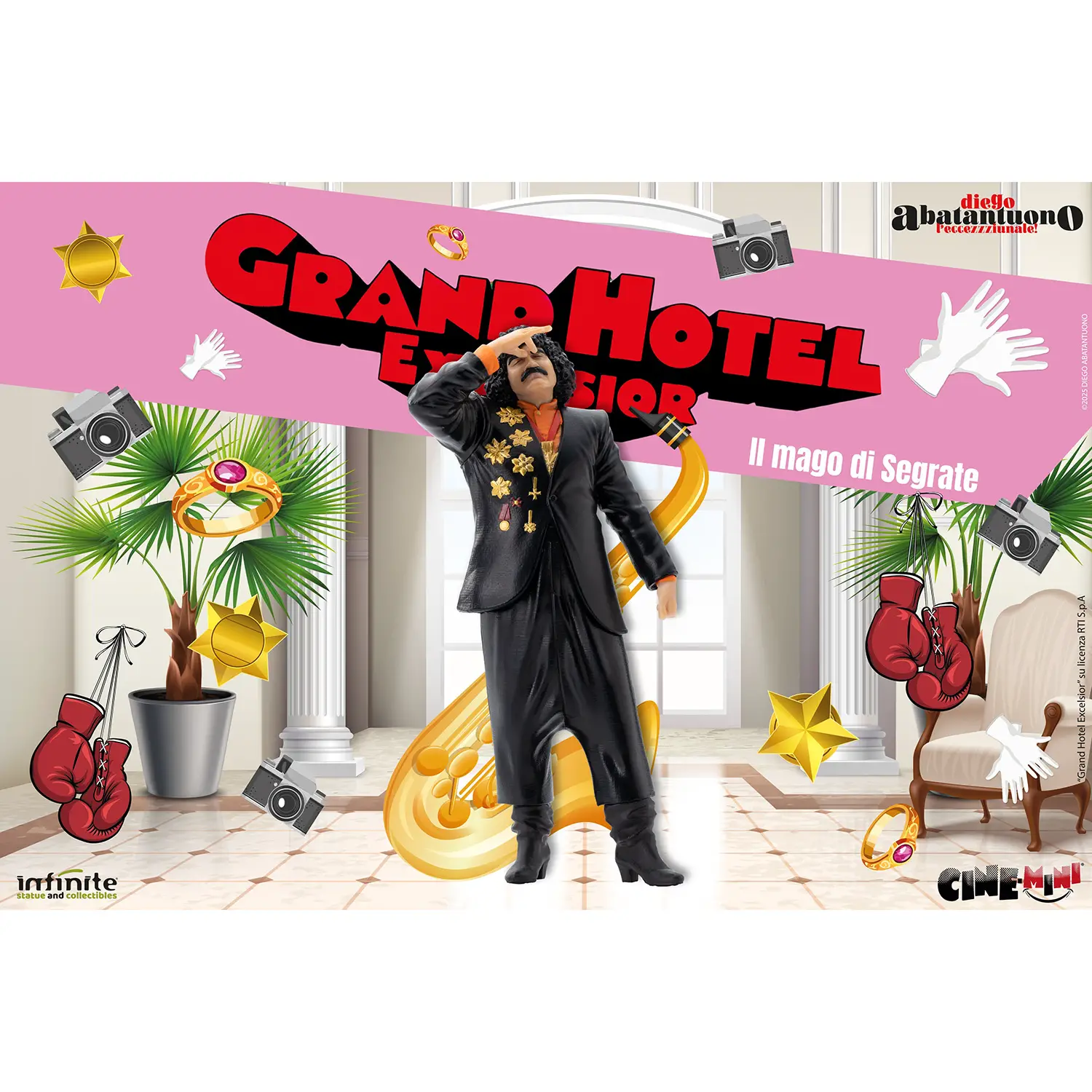 Diego Abatantuono Mago Cine-Mini Pvc - action figures ed accessori