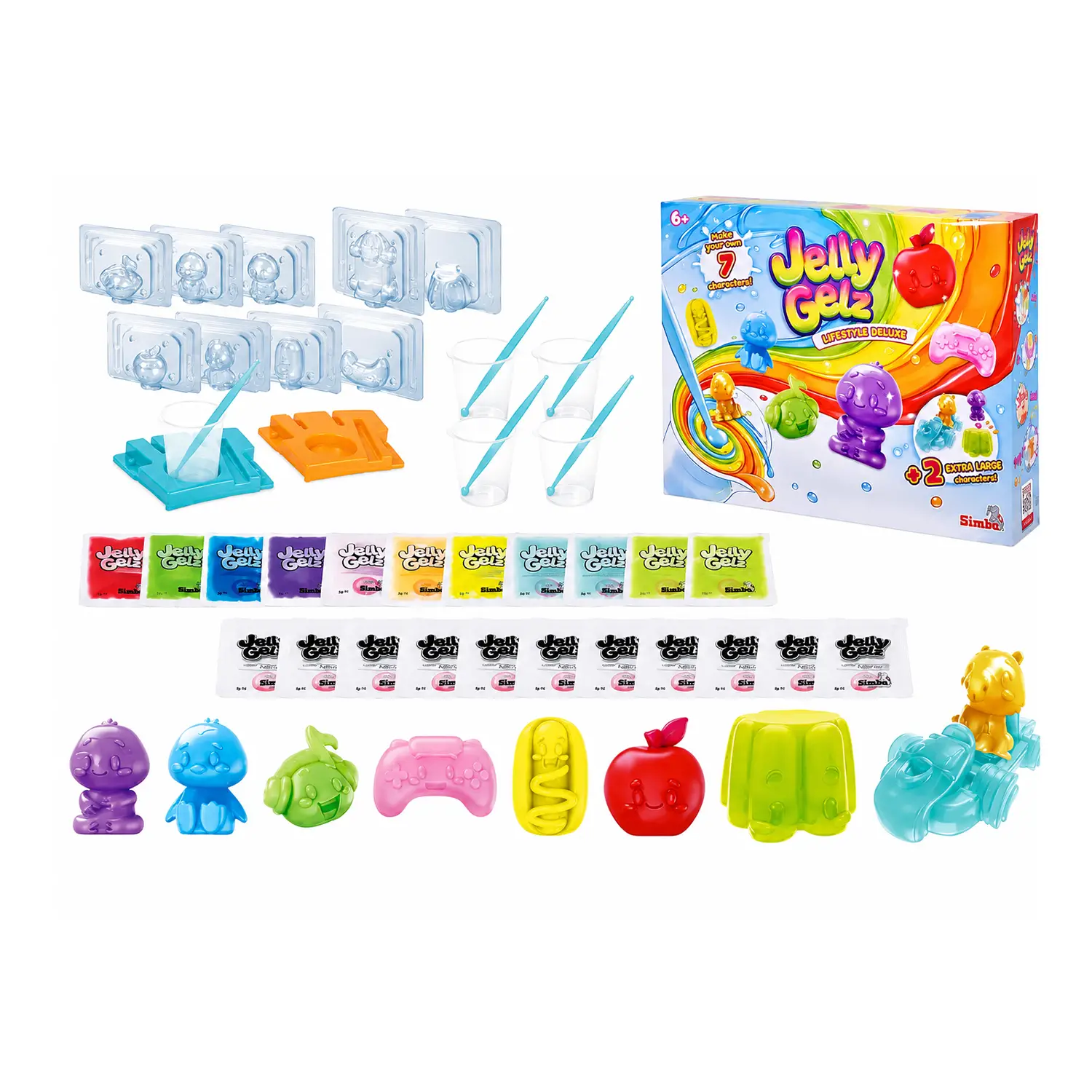 Simba Jelly Gelz Lifestyle Deluxe - Set Creativo per Bambini - creatività