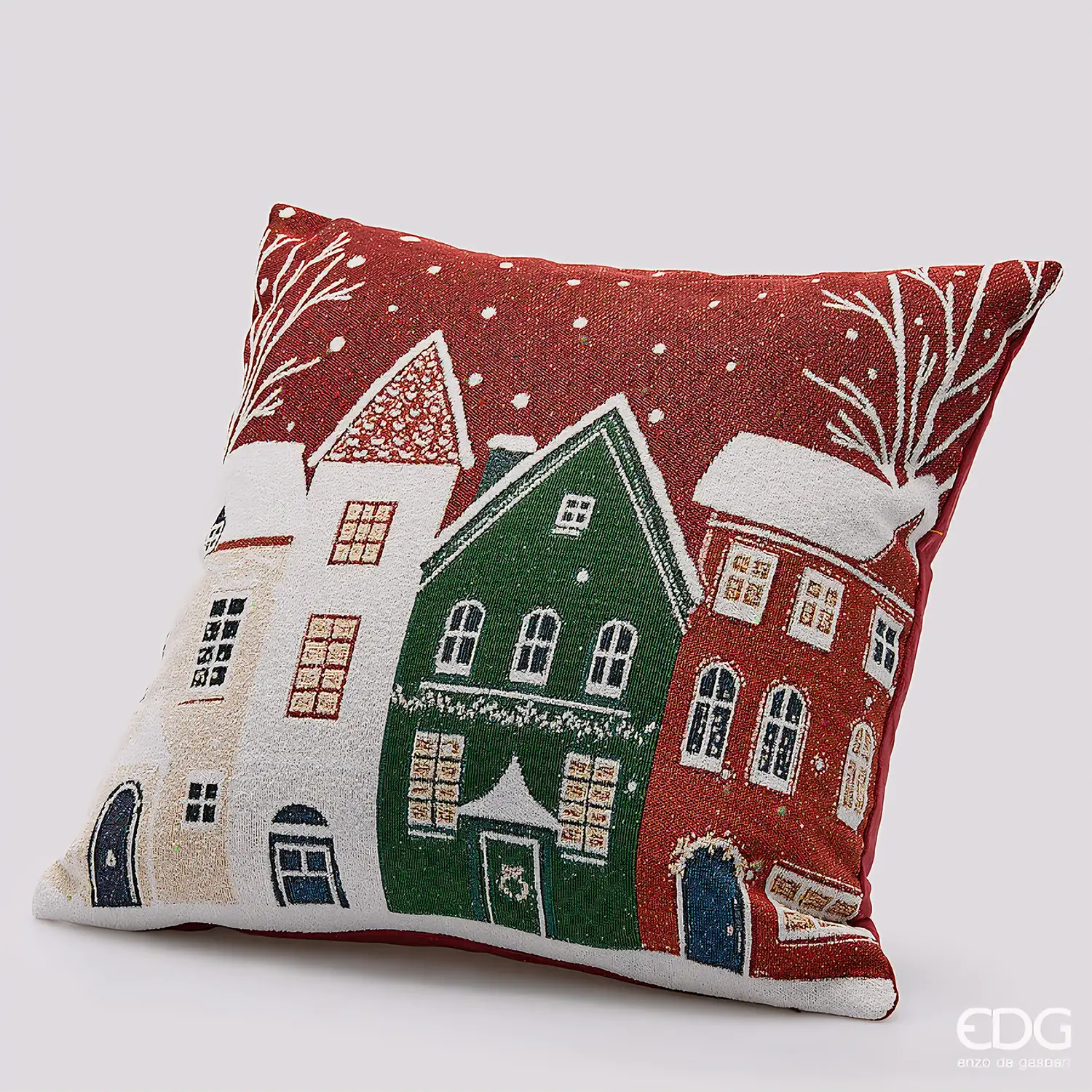 Cuscino Natalizio Quadrato EDG Street 45 × 45 cm - addobbi casa