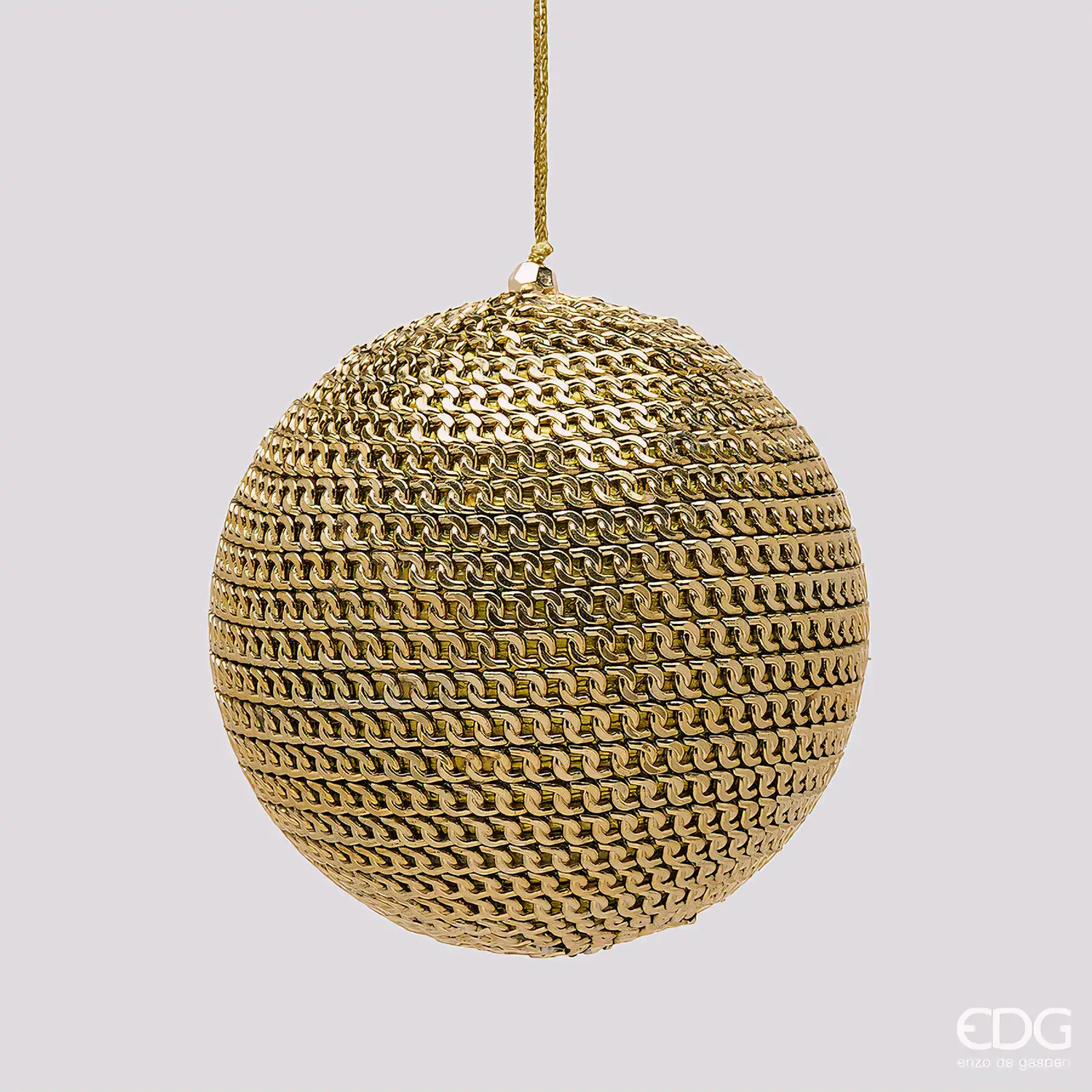 Pallina di Natale Chain Oro EDG Ø 12 cm - addobbi albero