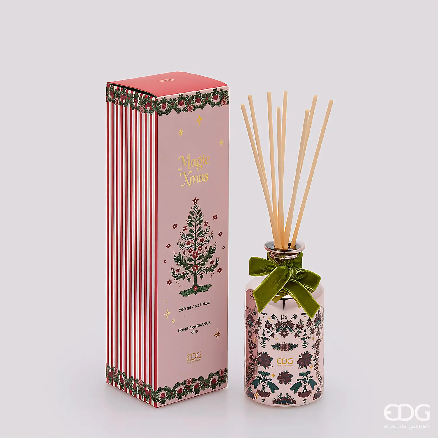 Profumatore Ambiente EDG Oud 200 ml H 15 cm - addobbi casa