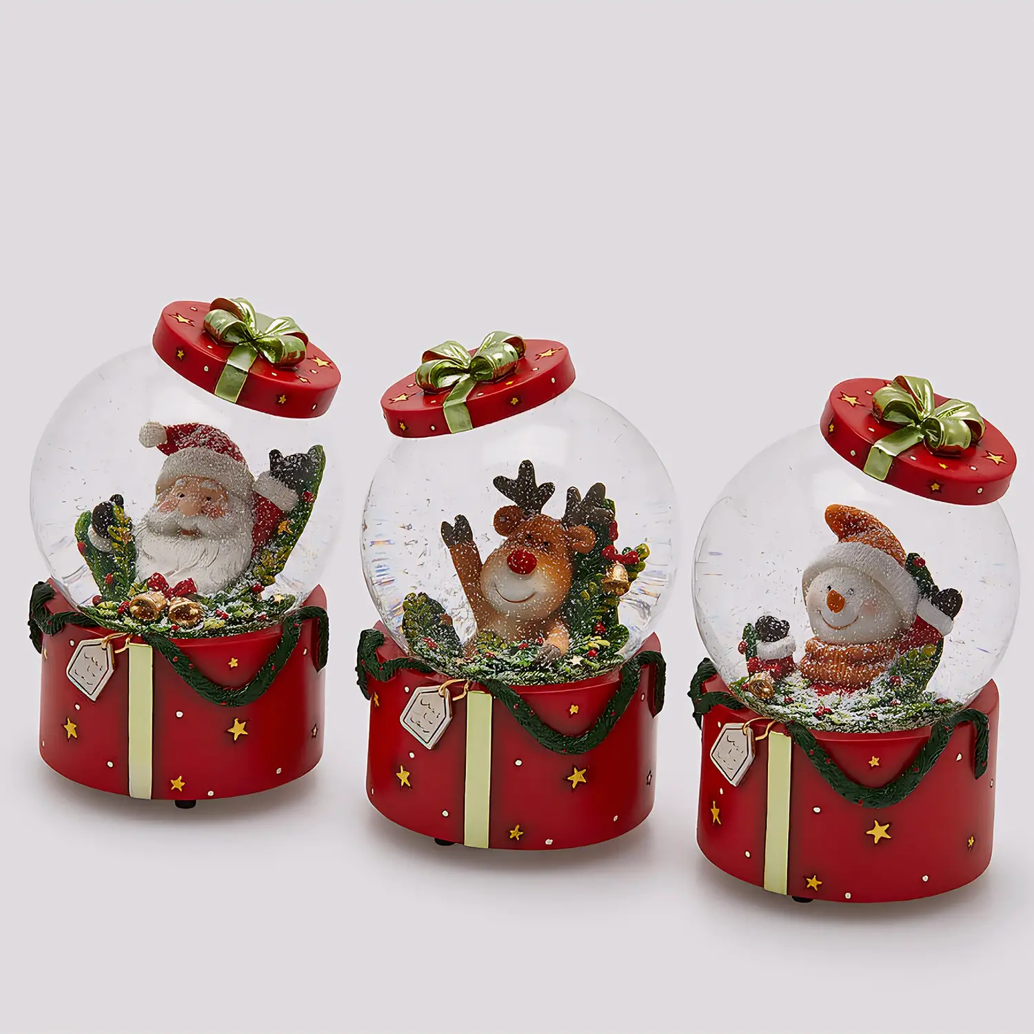 EDG Sfera Acqua Carillon Natale H15,5 cm 3 Varianti - addobbi casa