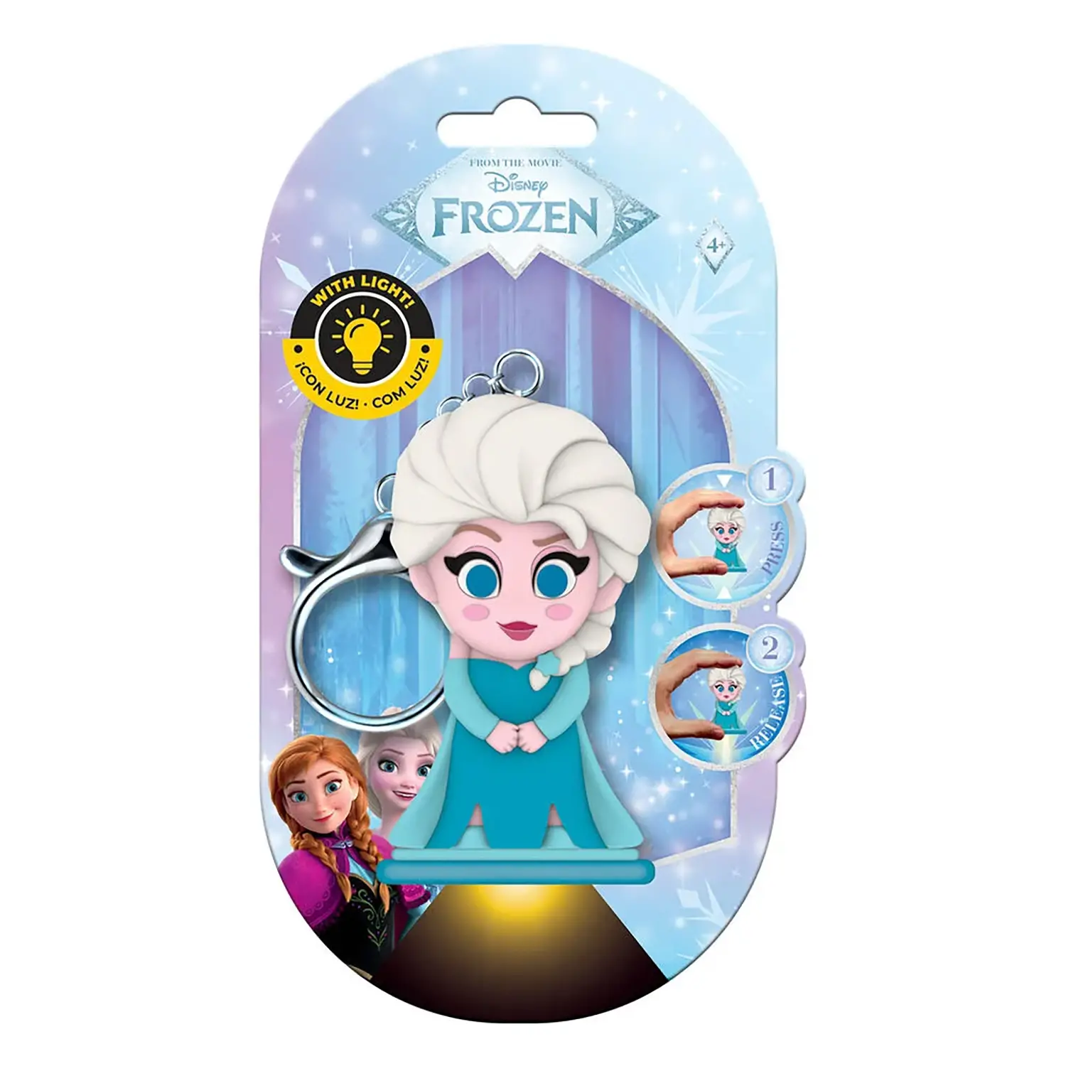 Disney Frozen Portachiavi Elsa 3D con Torcia LED - gadget