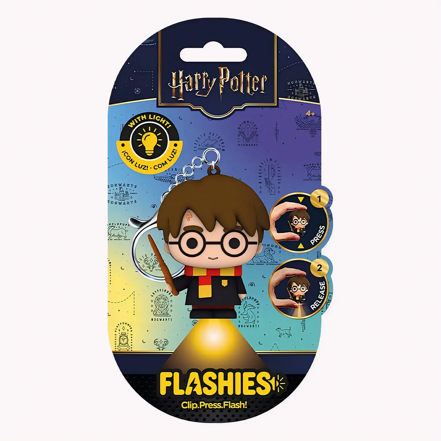 Harry Potter Flashies Portachiavi 3D con Torcia LED - gadget