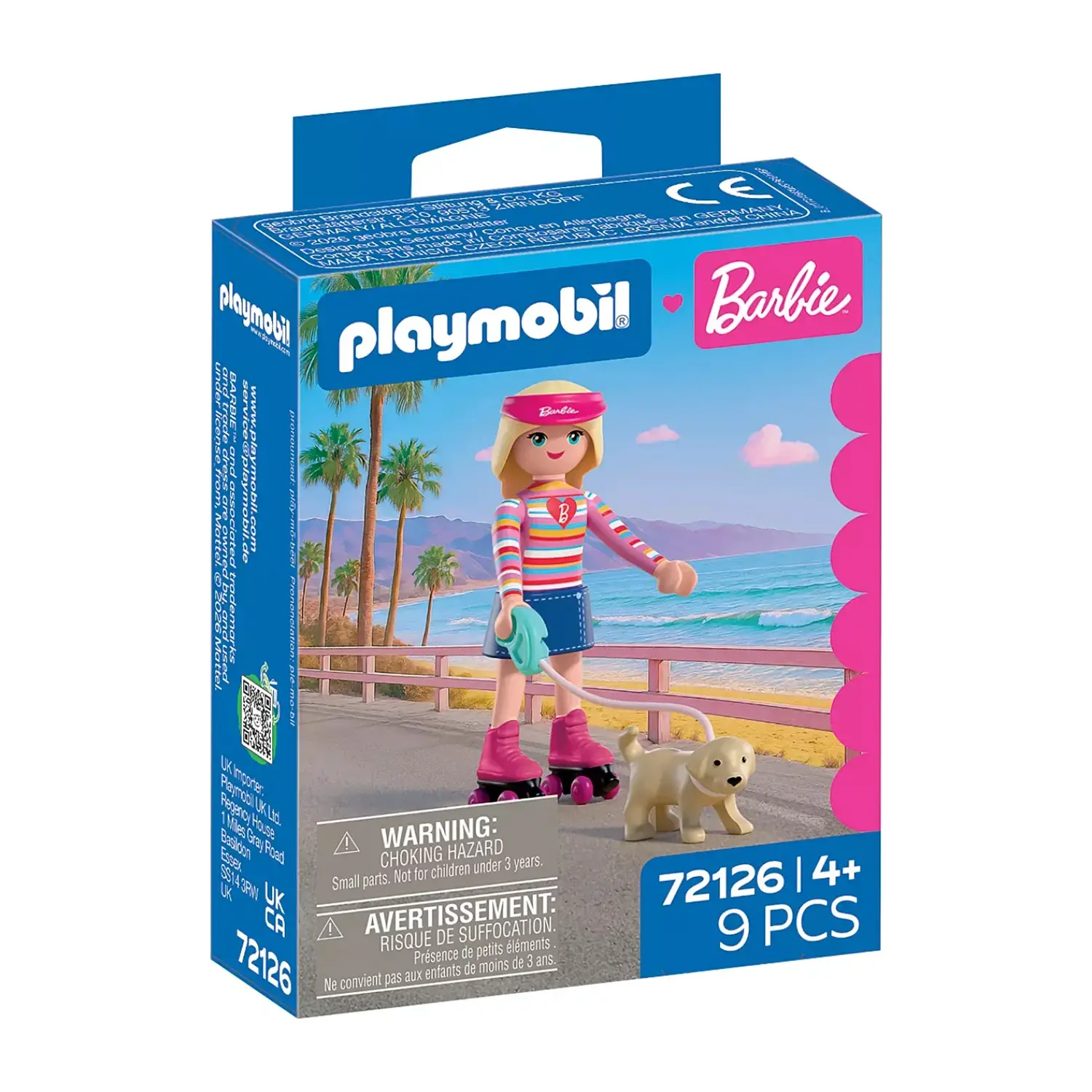 Playmobil 72126 x Barbie Malibu con Taffy e Pattini a Rotelle - playmobil