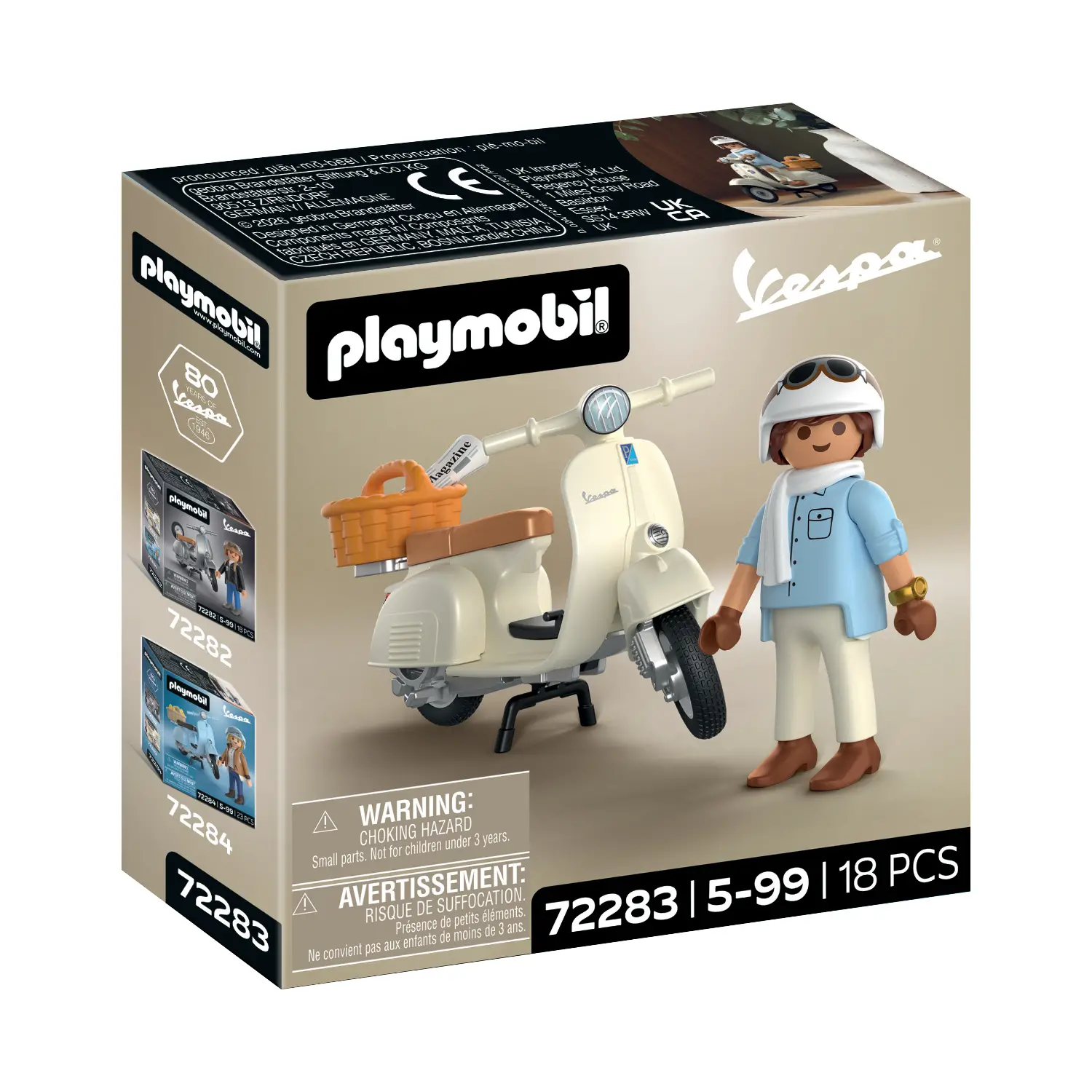 Playmobil 72283 Vespa 80th Anniversary Classic Style con Personaggio - playmobil