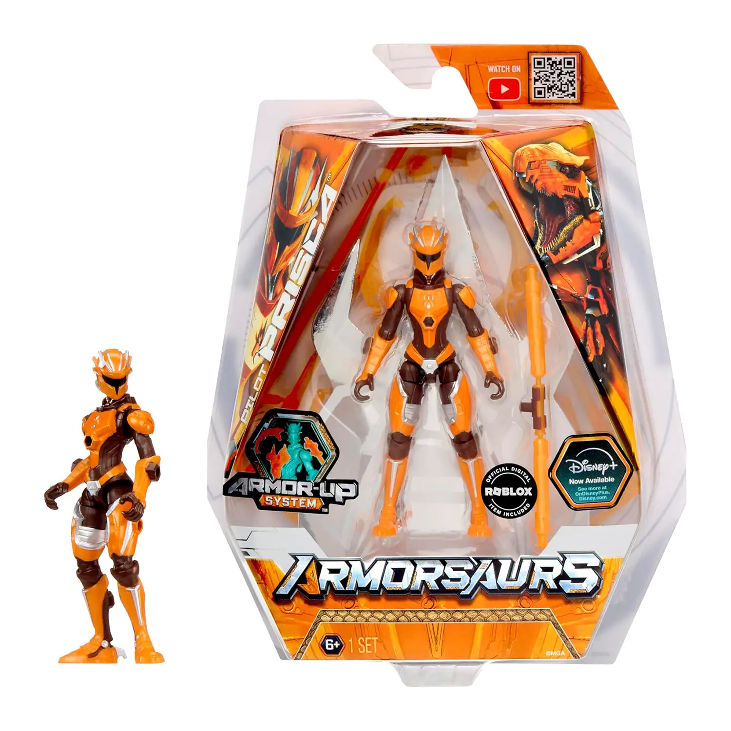 Armorsaurs Personaggio Articolato Pilota Prisca - action figures ed accessori