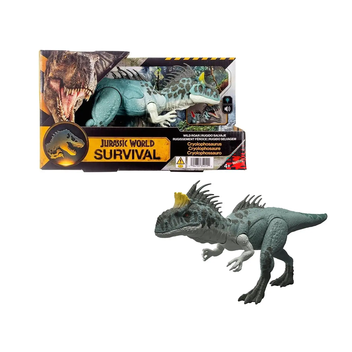 Jurassic World Survival Ruggito Selvaggio Crylophosaurus JKL80 - action figures ed accessori
