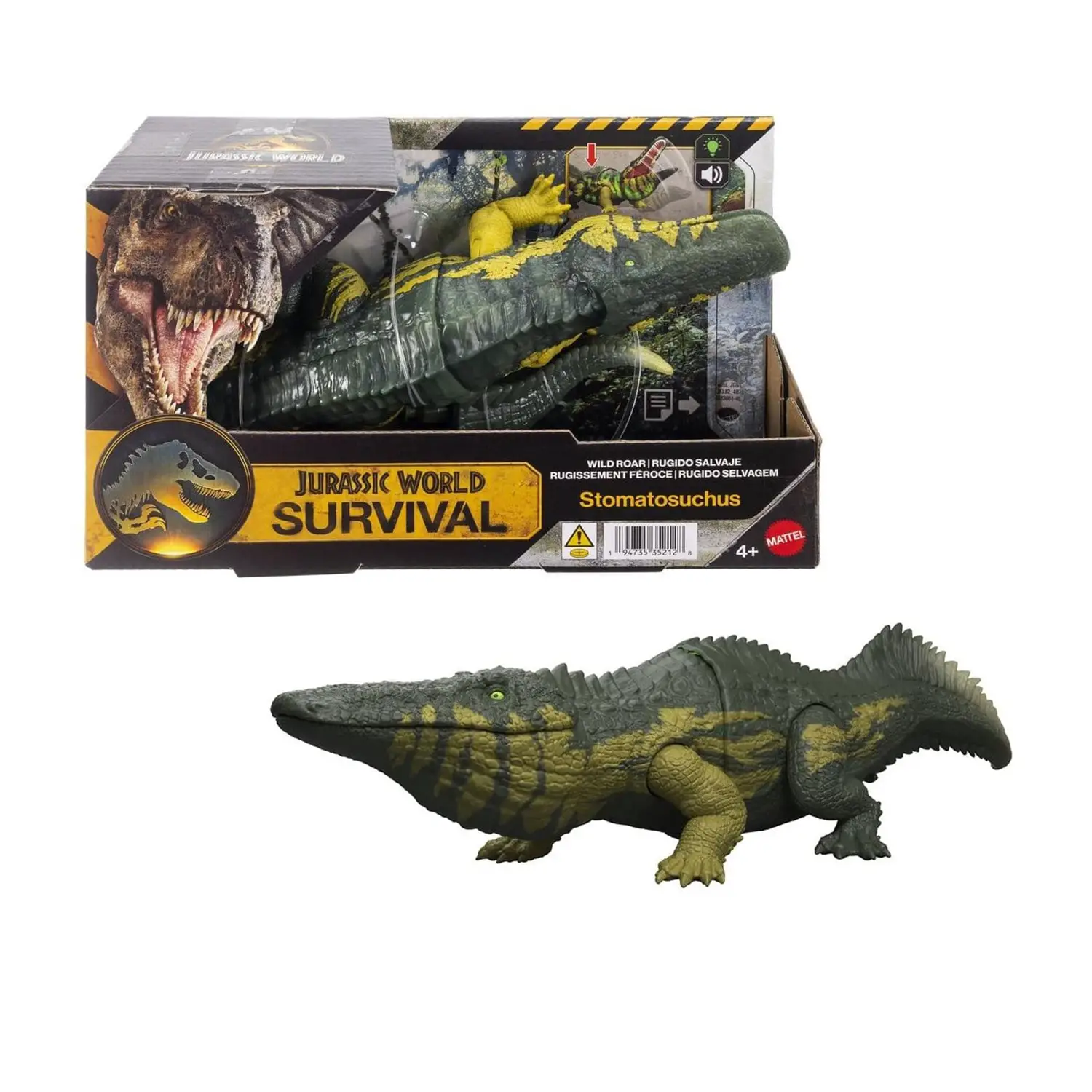 Jurassic World Survival Ruggito Selvaggio Stomatosuchus JKL82 - action figures ed accessori