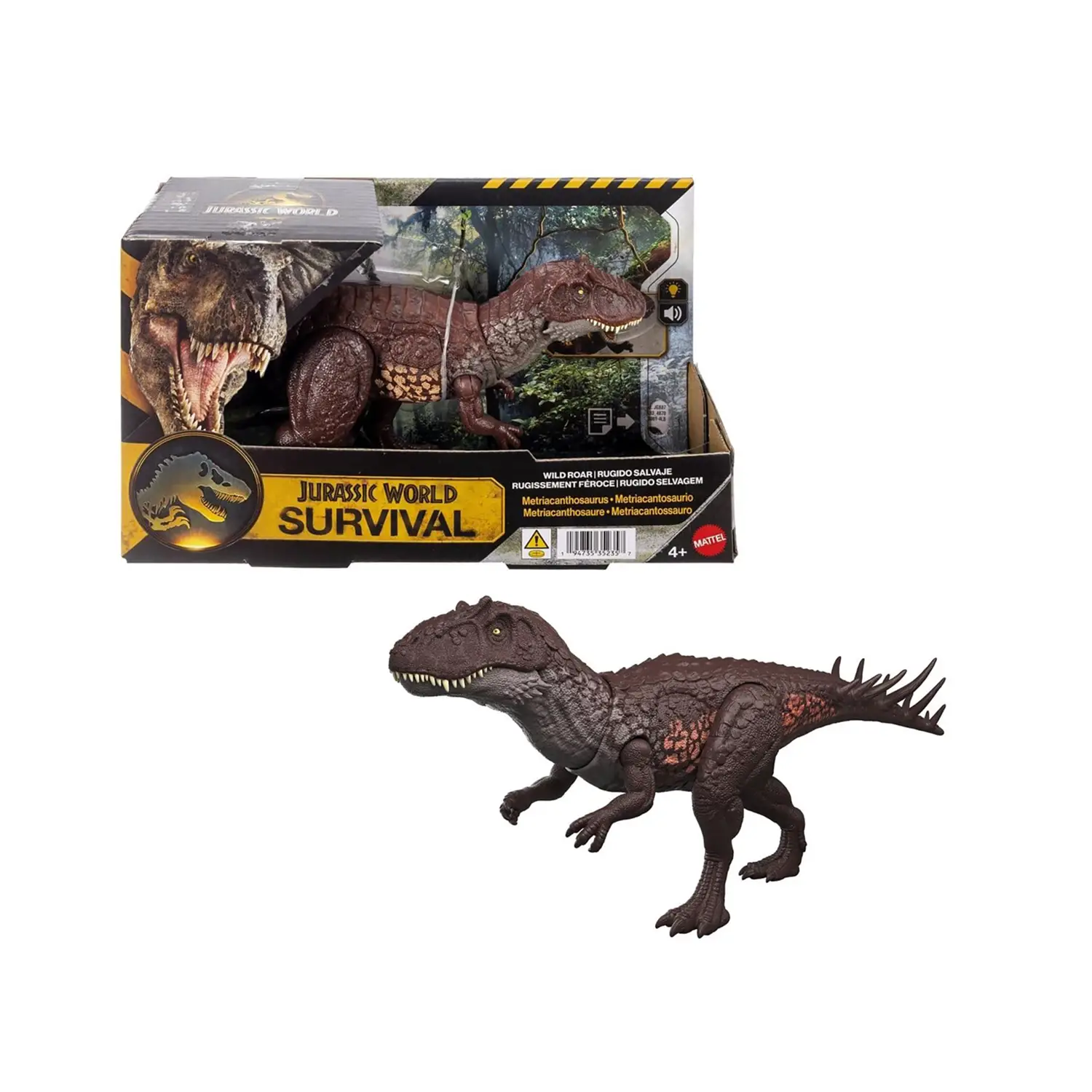 Jurassic World Survival Ruggito Selvaggio Metriacanthosaurus JKL83 - action figures ed accessori
