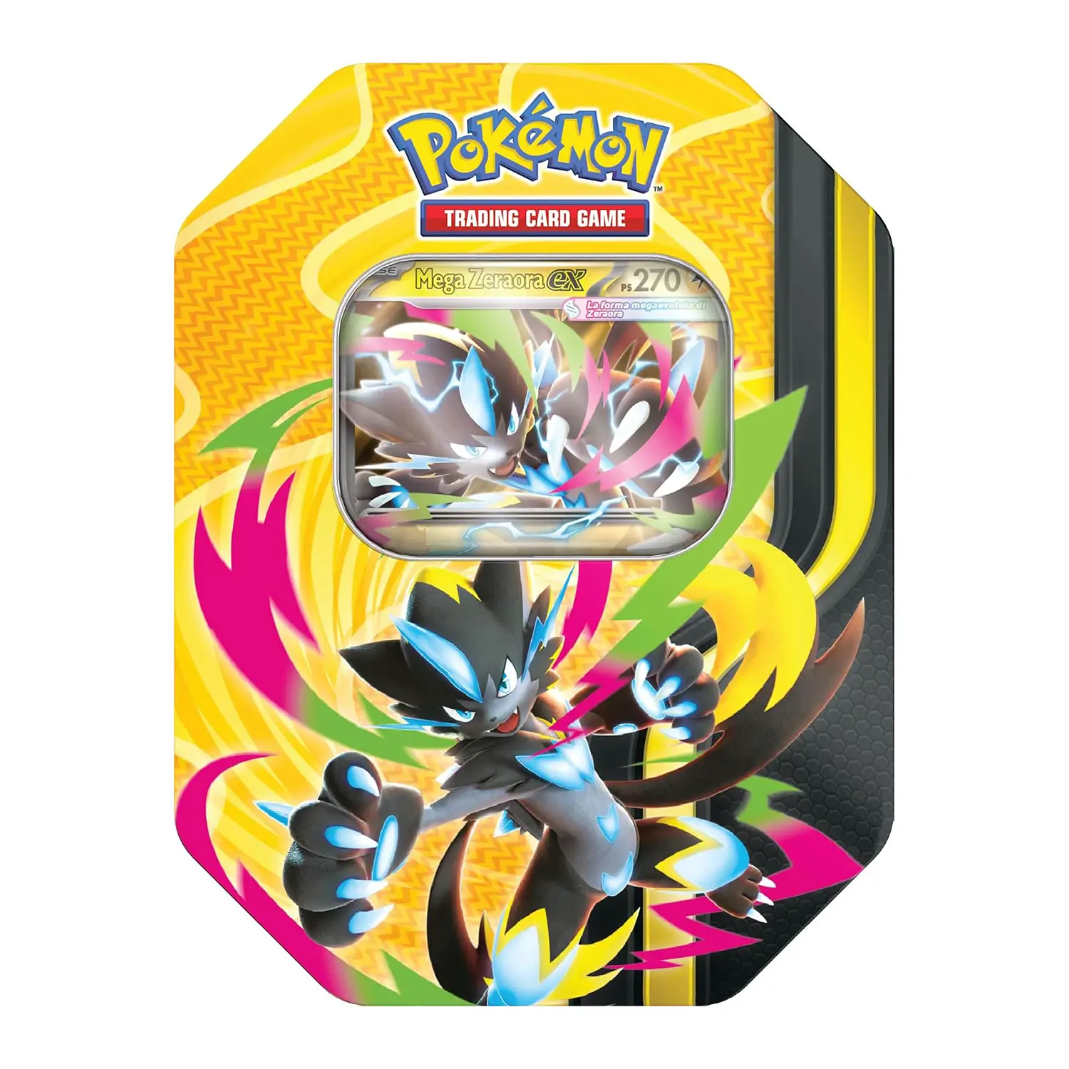 Pokémon GCC Tin Megaforze 2026 MegaZeraora-Ex - Giochi di società