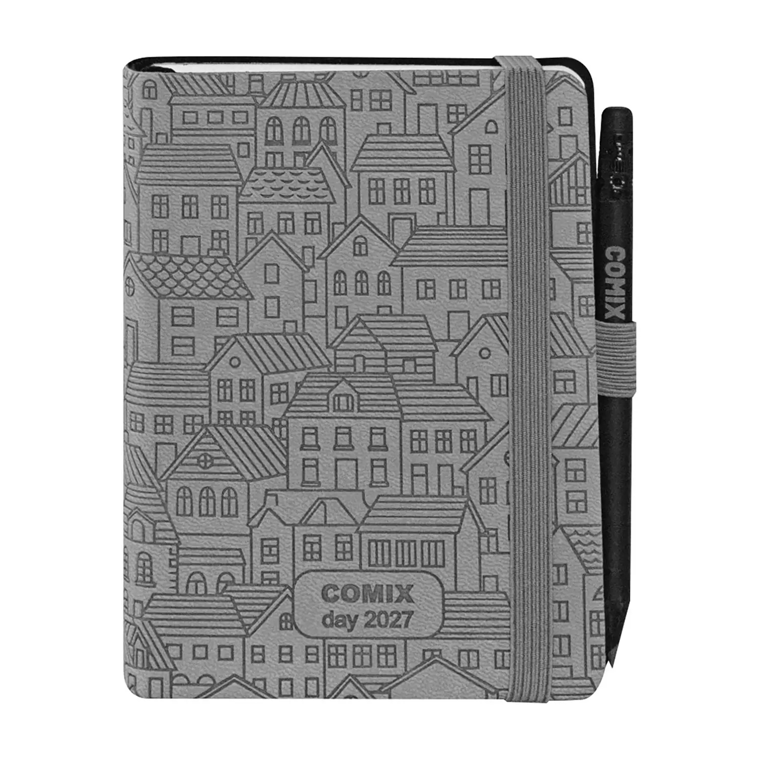 Agenda Comix Special 2027 Giornaliera Mignon Grigia Case - agende