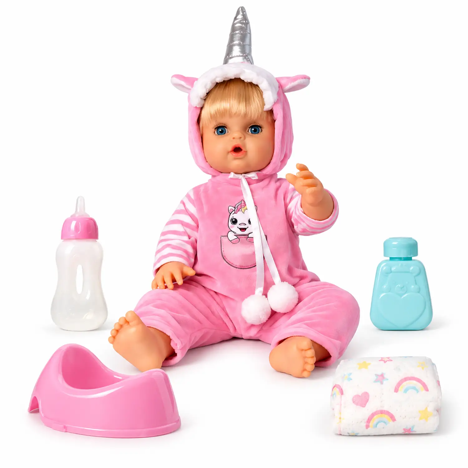 Birby Fantasy Bambola Unicorno Interattivo - collezionabili bambina