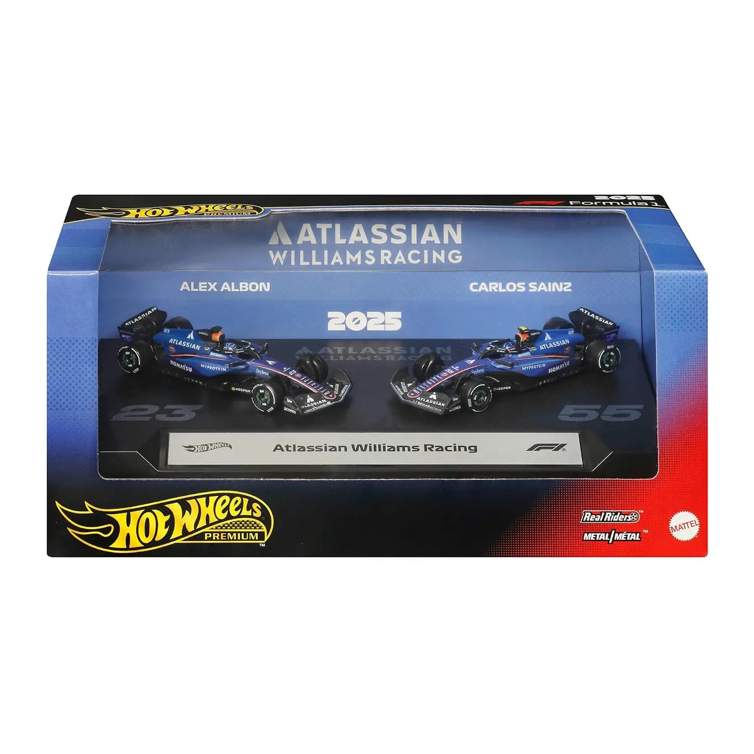 Hot Wheels Atlassian Williams Racing F1 2-Pack JMM98 - modellini