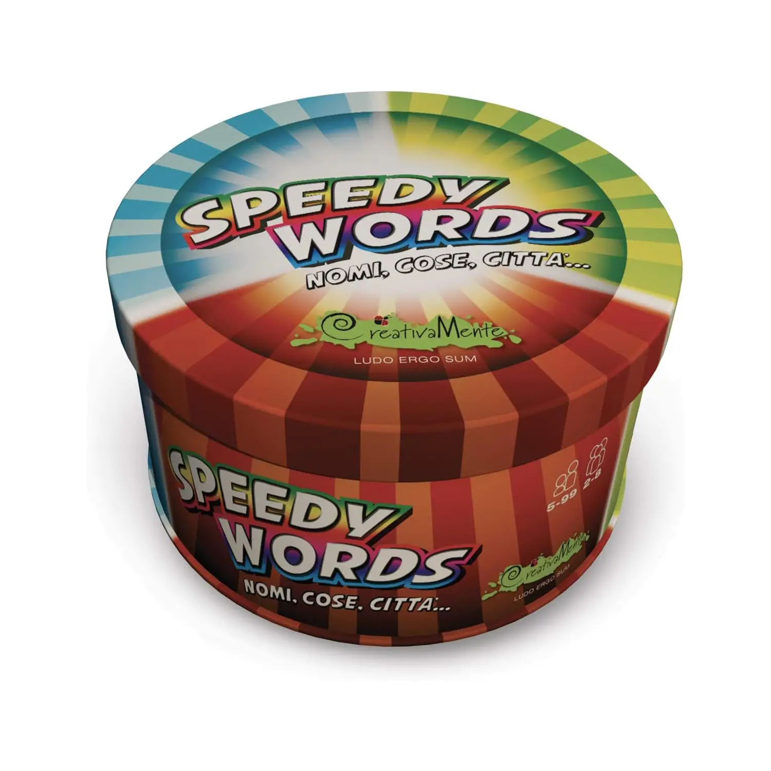 Speedy Words: Nomi Cose Città Gioco In Scatola - Giochi di società