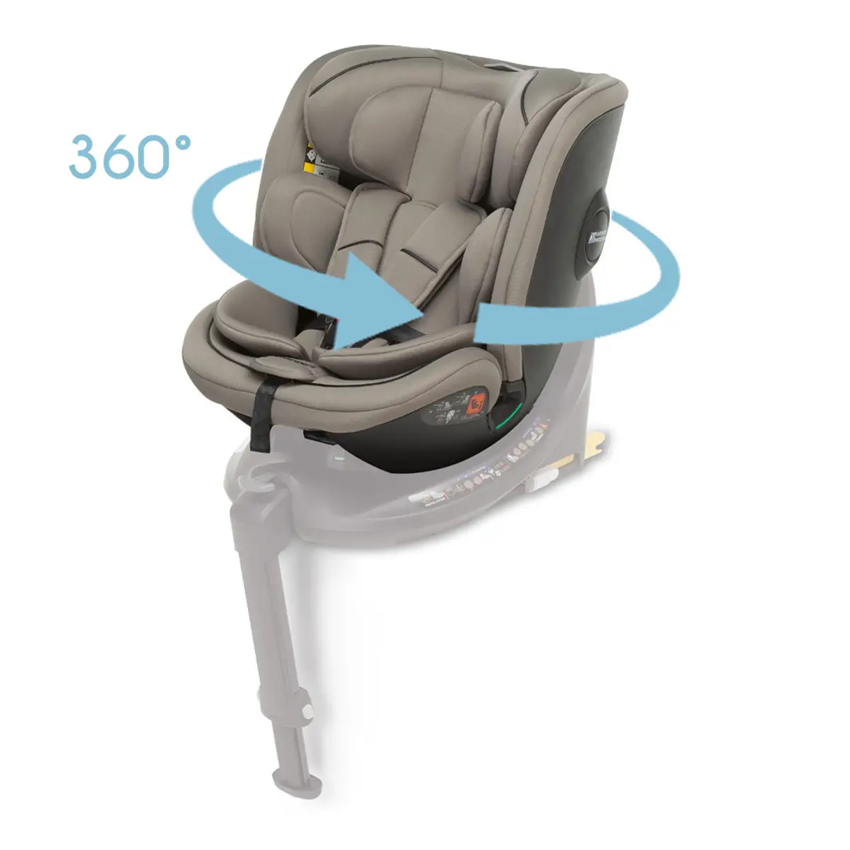Foppapedretti seggiolino Auto Disk Grow i-Size Desert - bambini 40-150 cm (0-12 anni)