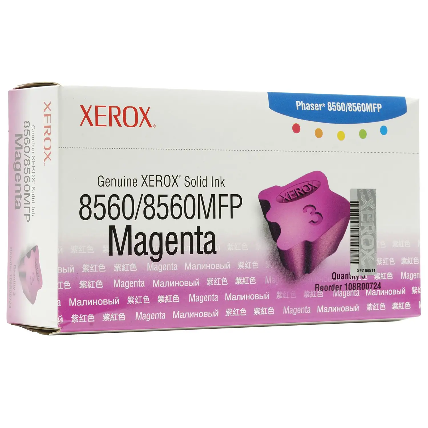 XEROX CF.3 STICK INK PHASER 8560 MAGENTA - Consumabili
